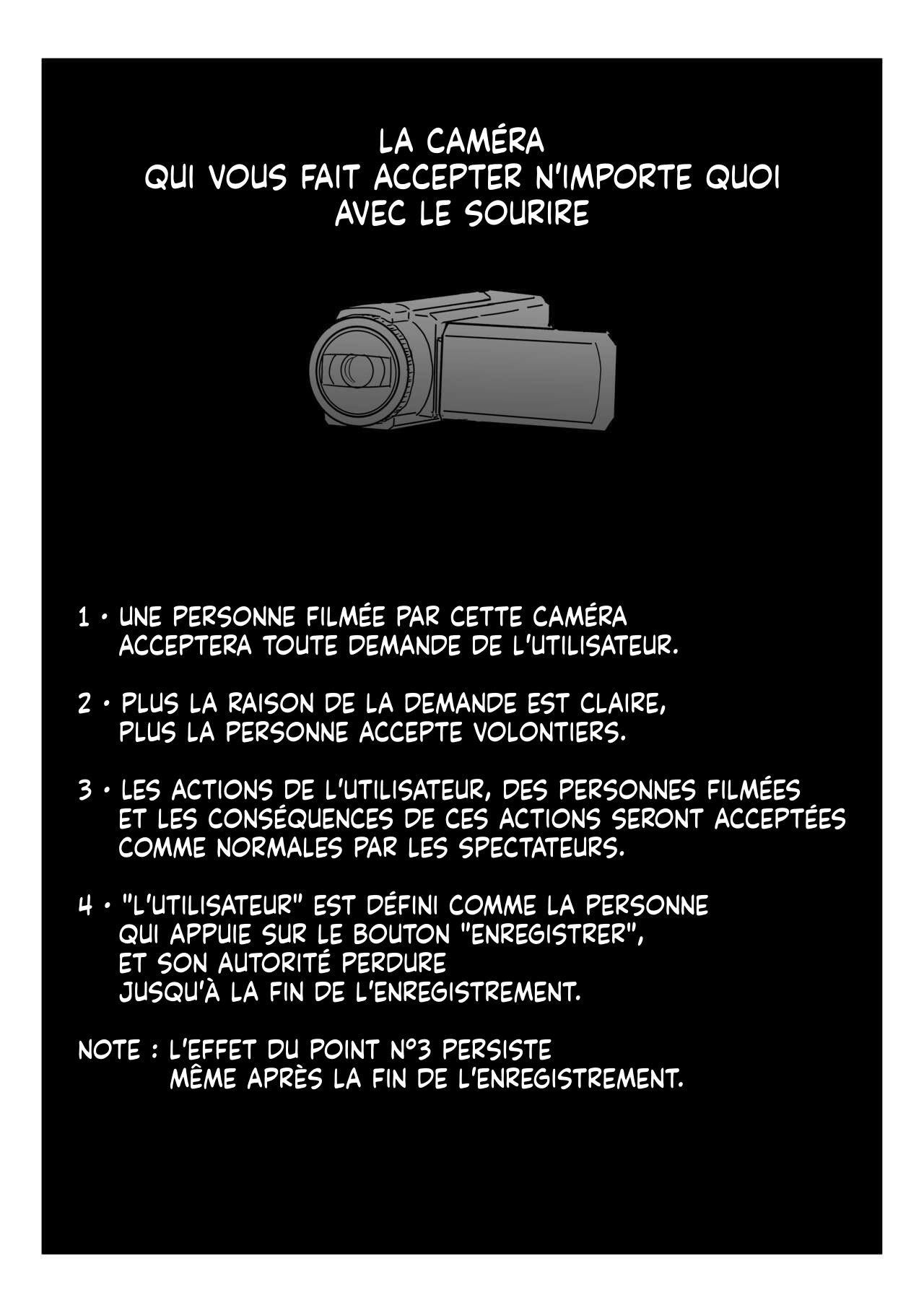[Kakuninii] Utsuru to Norinori de Nandemo Ukeirechau Video Camera | La Caméra qui vous fait accepter n'importe quoi avec le sourire [French] [Lopxi] [Digital] 画像番号 5