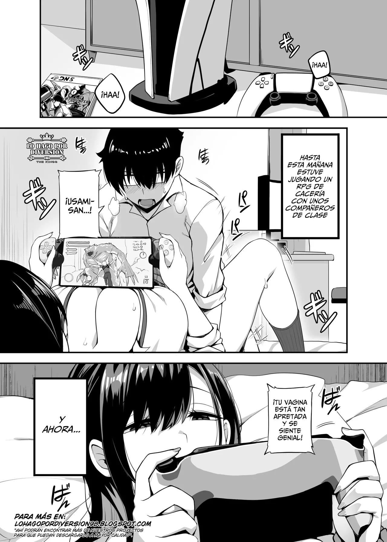 [Anmonkan (Darkmaya)] Class no Gal ga Uchi ni Kite, Issho ni Hunting Action Yattemita Ken | La Historia Sobre Cuando Una Gyaru de mi Clase Vino a mi Casa y Terminamos Jugando Juntos un RPG de Cacería [Spanish] [WOLFGANGSCAN] [Digital] [Incomplete] 图片编号 2