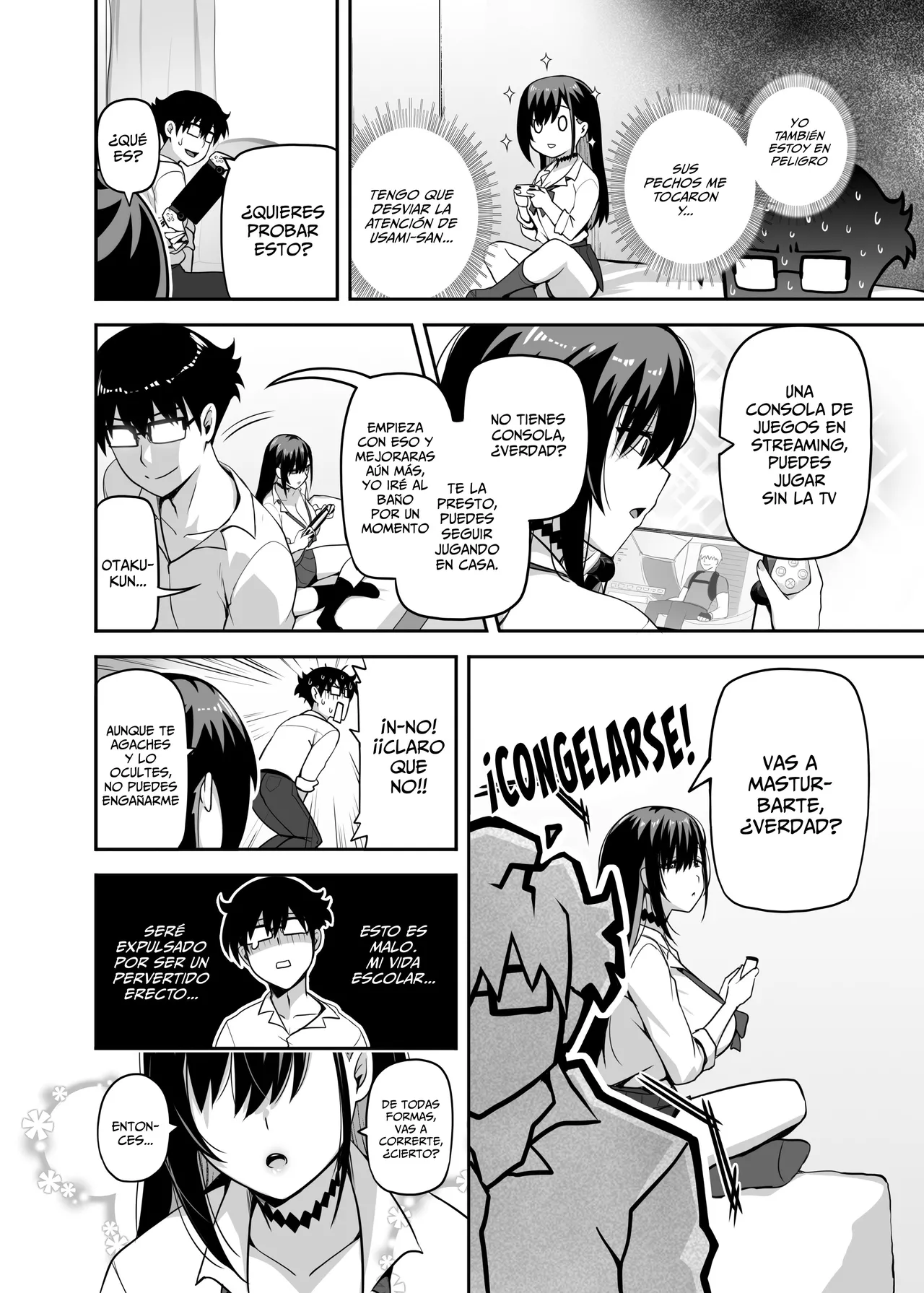 [Anmonkan (Darkmaya)] Class no Gal ga Uchi ni Kite, Issho ni Hunting Action Yattemita Ken | La Historia Sobre Cuando Una Gyaru de mi Clase Vino a mi Casa y Terminamos Jugando Juntos un RPG de Cacería [Spanish] [WOLFGANGSCAN] [Digital] [Incomplete] 图片编号 9