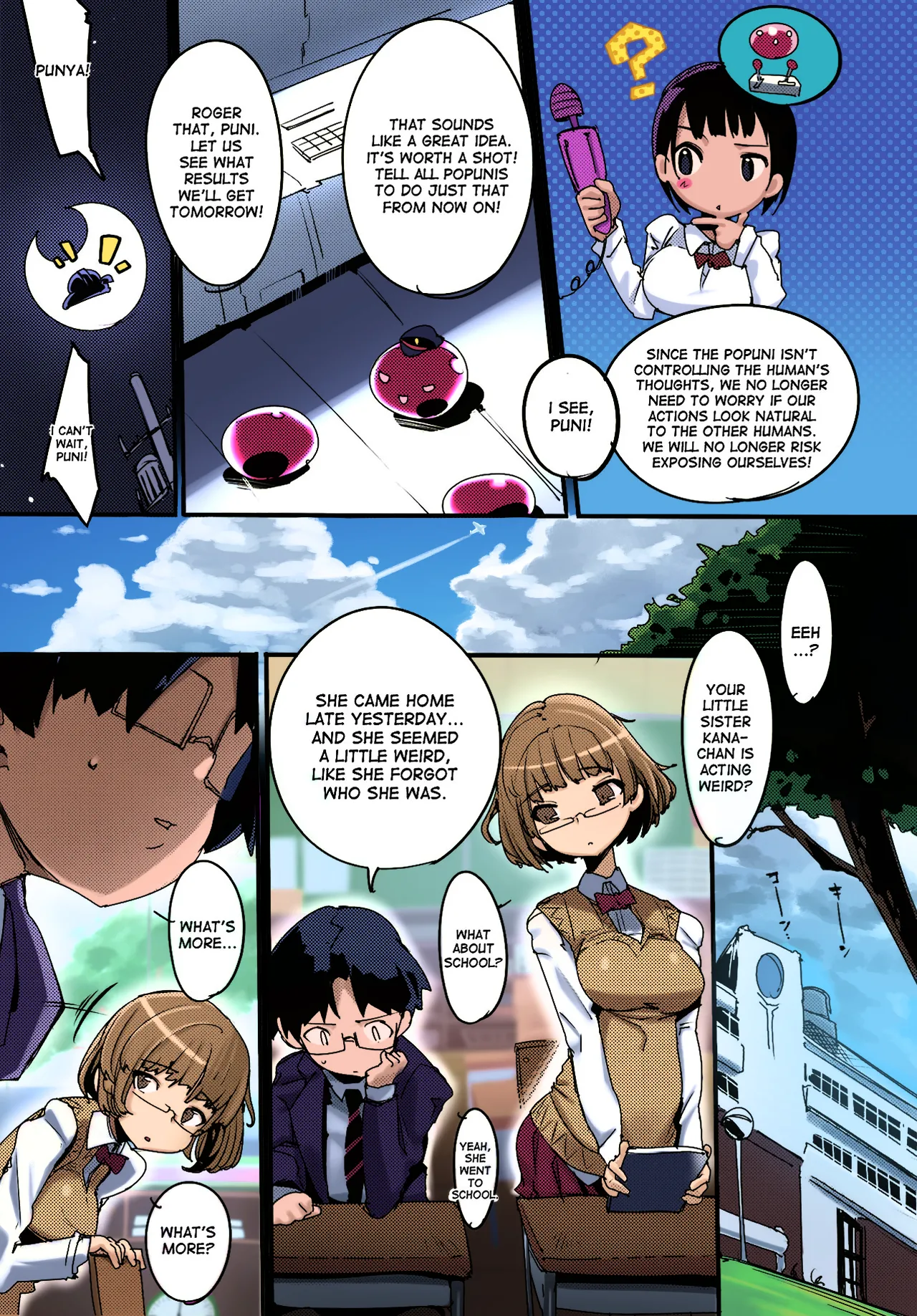 (C93) [Potato Salad (Kurisu)] Popuni Kei Joshi Panic! 6 [English] [Colorized] numero di immagine  7