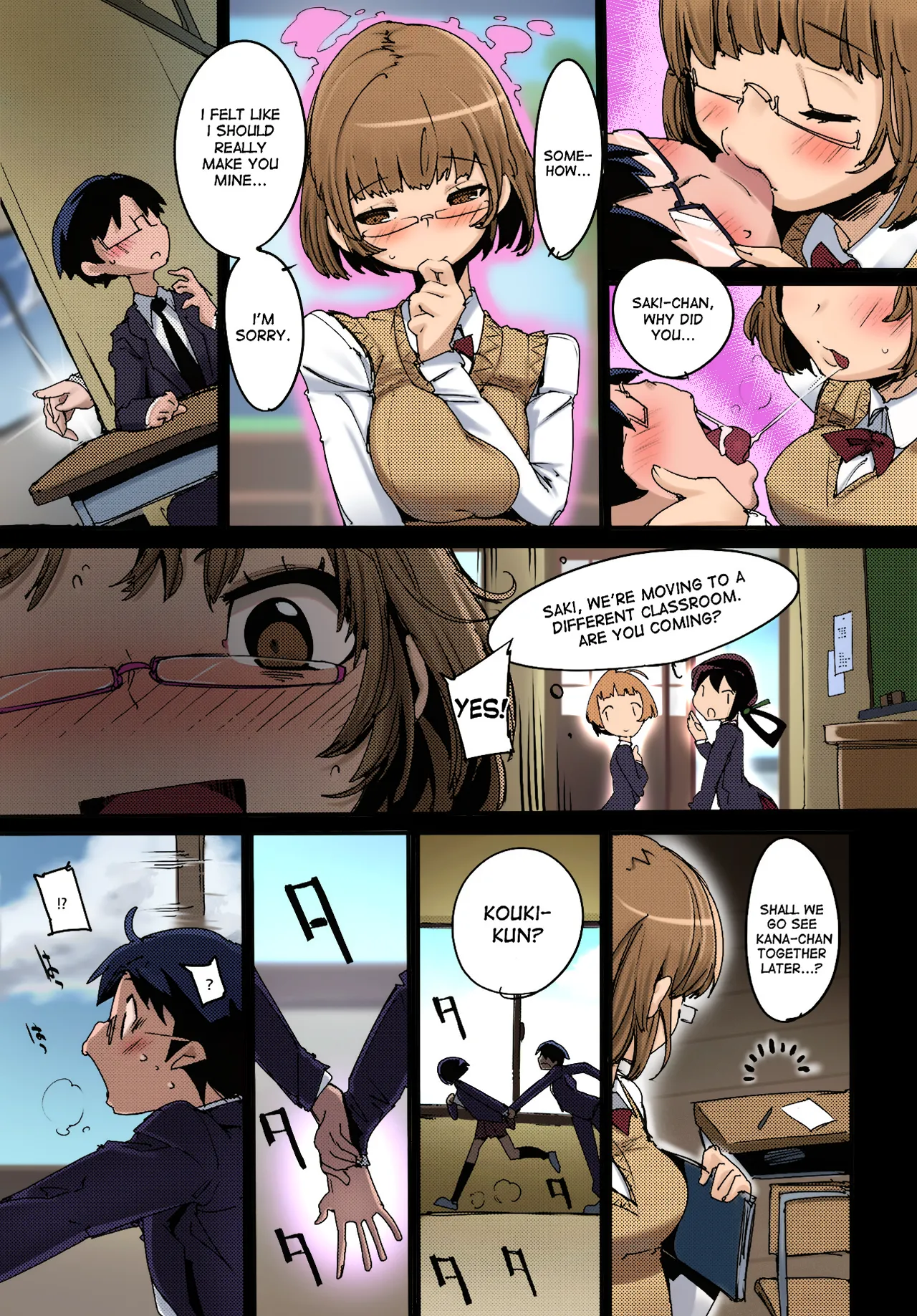 (C93) [Potato Salad (Kurisu)] Popuni Kei Joshi Panic! 6 [English] [Colorized] numero di immagine  9