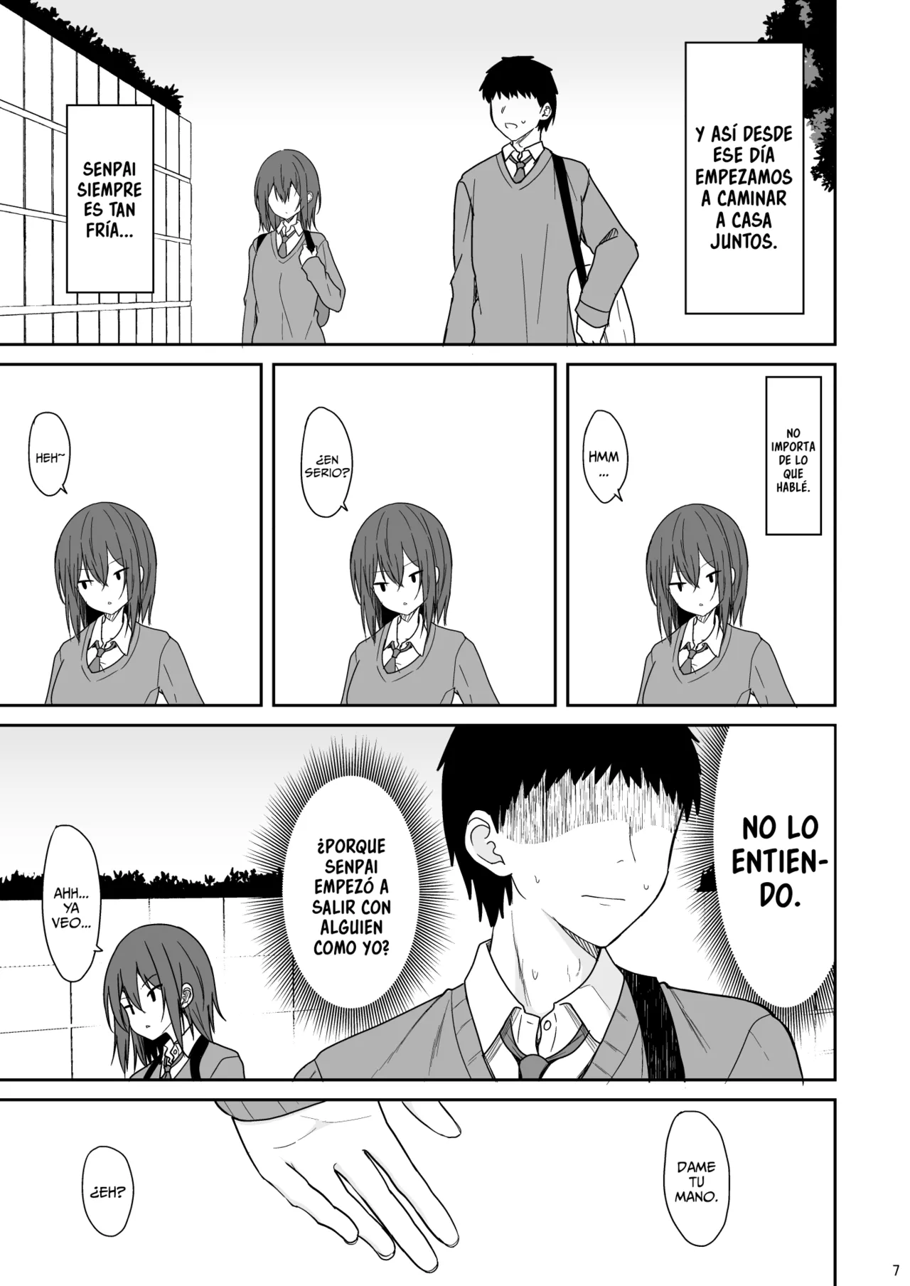 [Nekonokone (Takeyuu)] Tsumetai Senpai Ga Mukyoka Nakadashi Sareru Made | Haciéndole Creampie a mi Fría y Distante Senpai sin su Consentimiento [Spanish][A Crazy Pervert][Digital] 图片编号 6