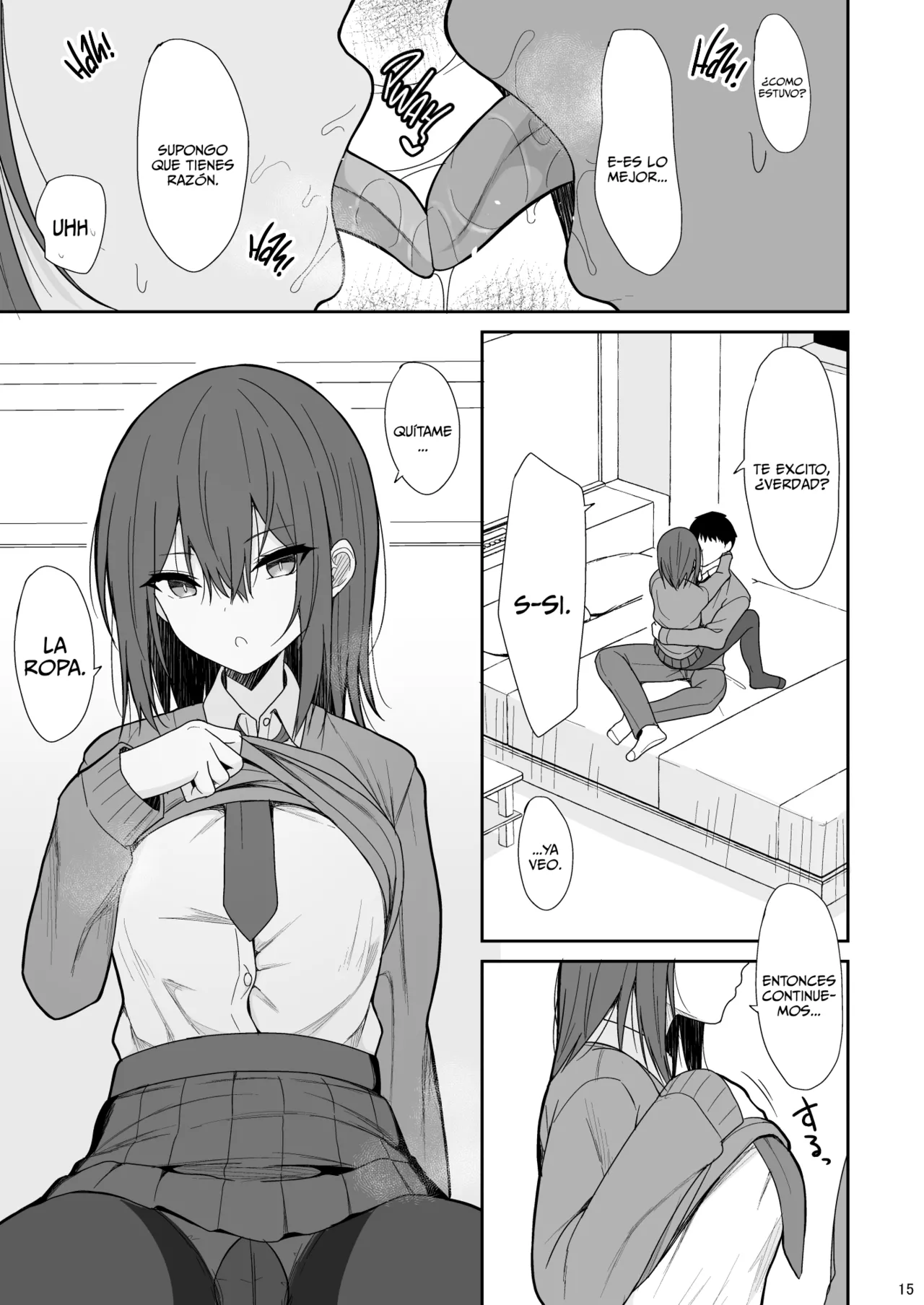 [Nekonokone (Takeyuu)] Tsumetai Senpai Ga Mukyoka Nakadashi Sareru Made | Haciéndole Creampie a mi Fría y Distante Senpai sin su Consentimiento [Spanish][A Crazy Pervert][Digital] 图片编号 14