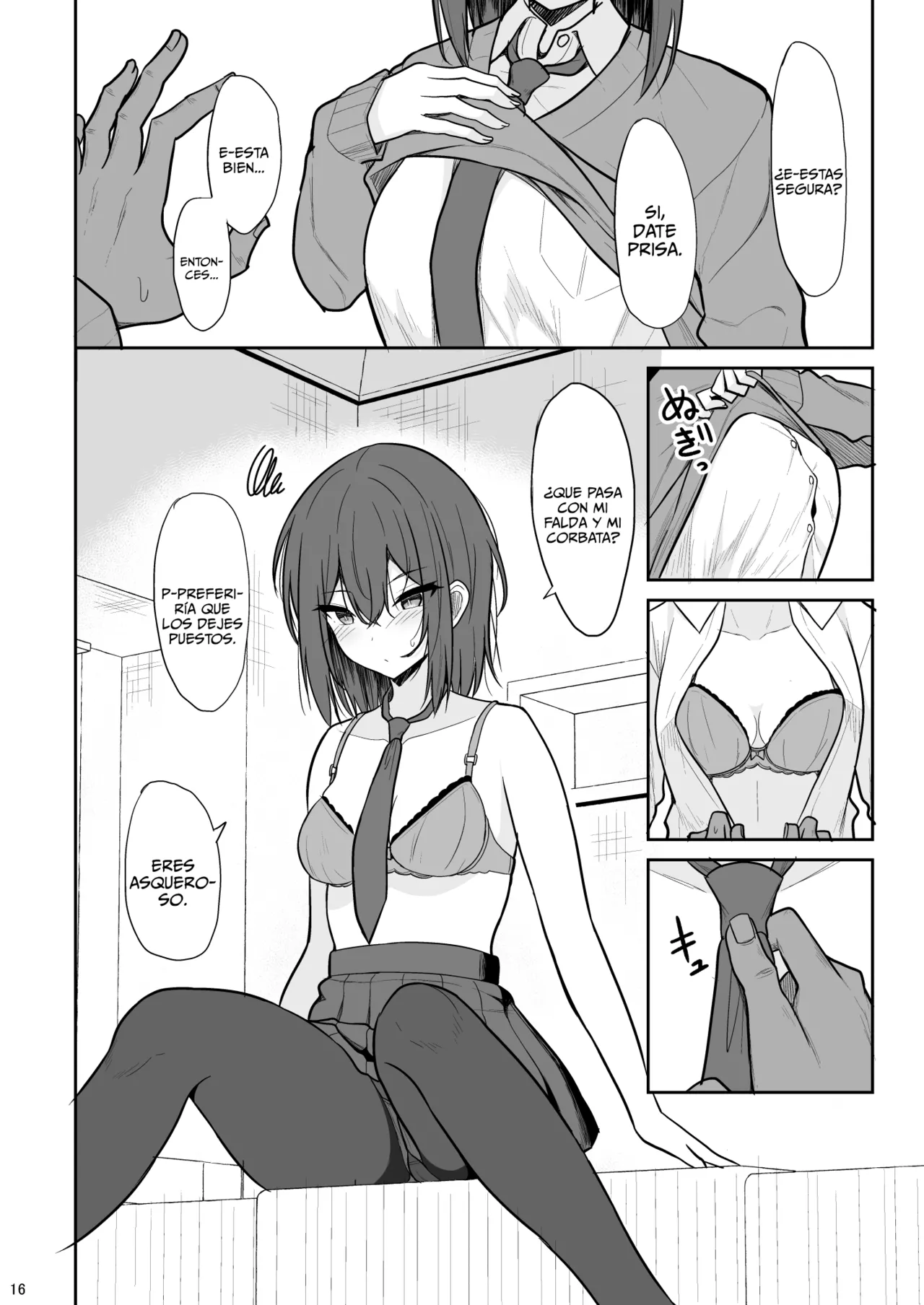 [Nekonokone (Takeyuu)] Tsumetai Senpai Ga Mukyoka Nakadashi Sareru Made | Haciéndole Creampie a mi Fría y Distante Senpai sin su Consentimiento [Spanish][A Crazy Pervert][Digital] 图片编号 15