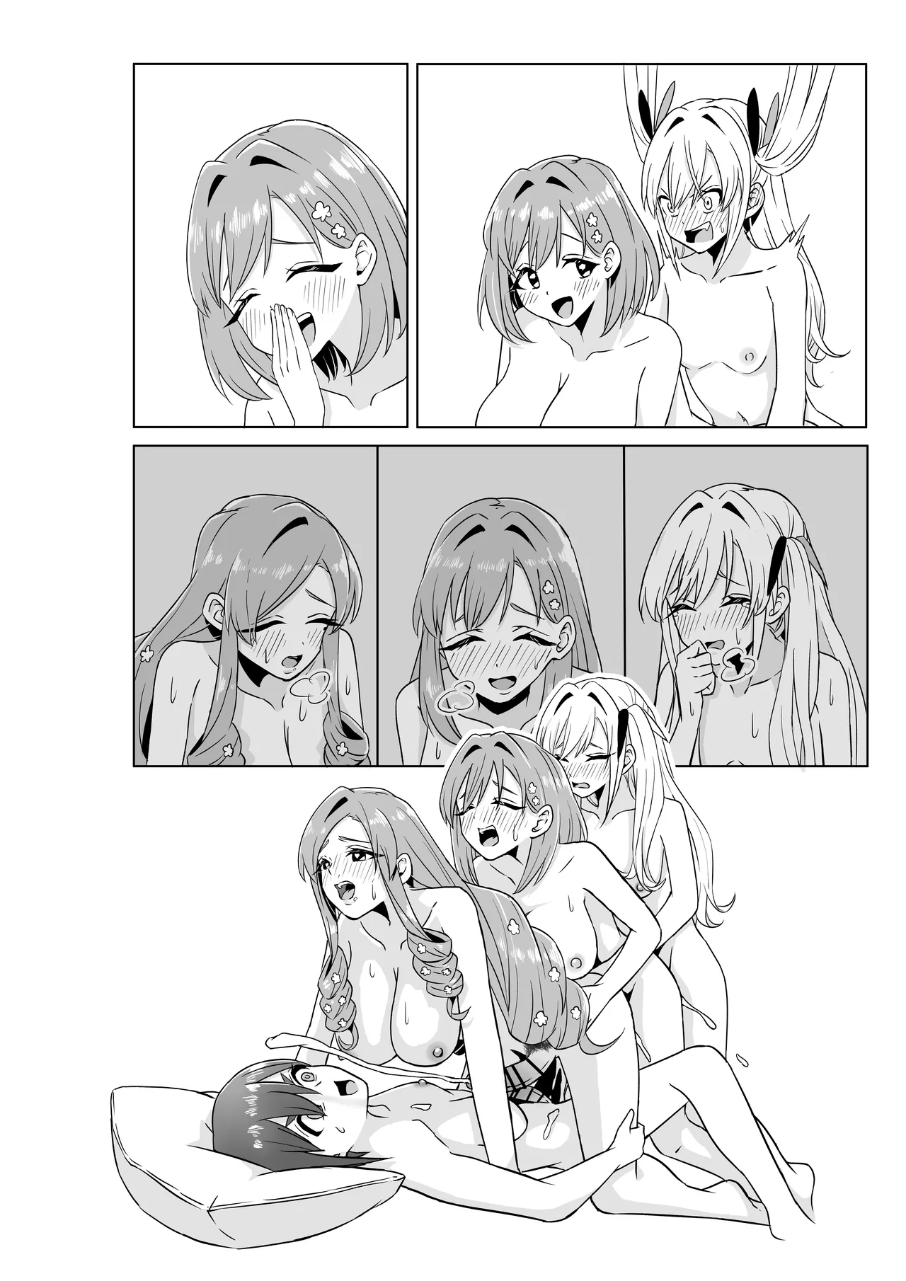 [shasha inu] Rentarou Family Futanari Party (Kimi no Koto ga Daidaidaidaidaisuki na 100-nin no Kanojo) [Textless] numero di immagine  6