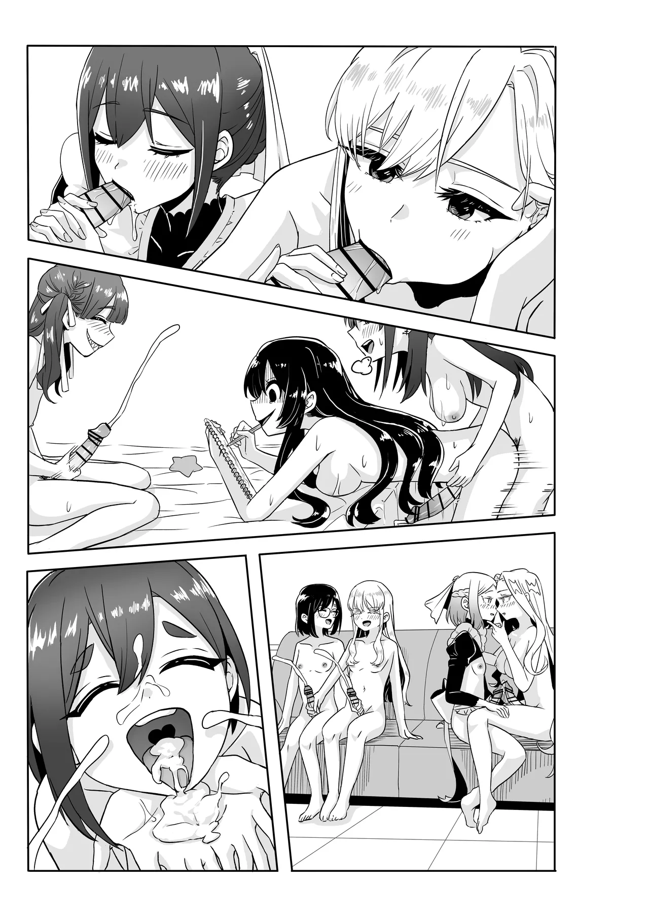 [shasha inu] Rentarou Family Futanari Party (Kimi no Koto ga Daidaidaidaidaisuki na 100-nin no Kanojo) [Textless] numero di immagine  17