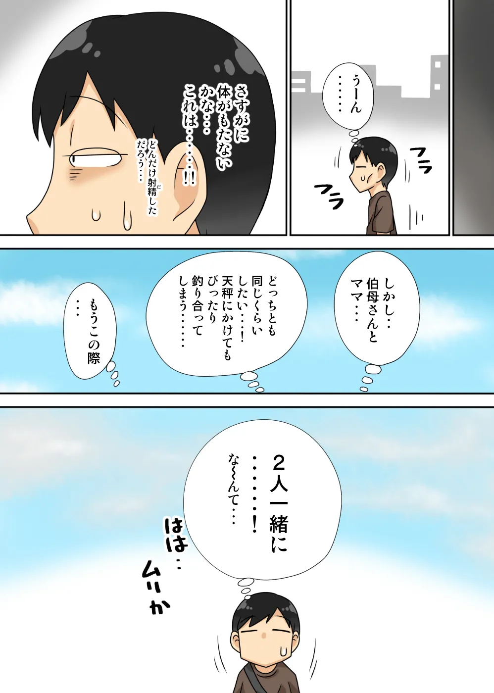 (同人CG集) [フリーハンド魂]陰キャの甥の二重性活Jet Coaster 图片编号 48