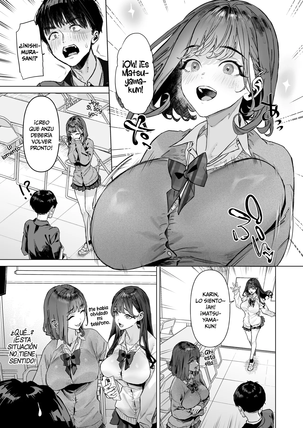 [Shiroganean (Ohkami Ryosuke)] S-kyuu Joshi-tachi to Ecchi na Douga o Toru Koto ni Natta Boku [Spanish] [MandaloAsiNoma] 图片编号 6