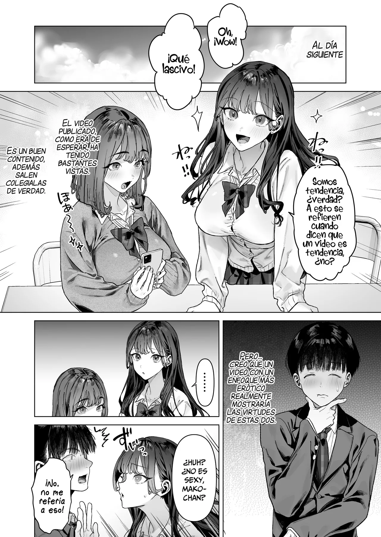 [Shiroganean (Ohkami Ryosuke)] S-kyuu Joshi-tachi to Ecchi na Douga o Toru Koto ni Natta Boku [Spanish] [MandaloAsiNoma] 图片编号 17