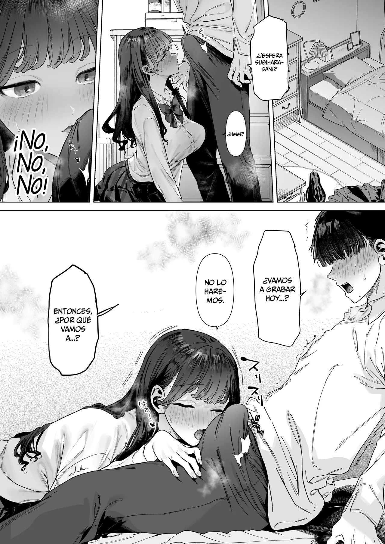 [Shiroganean (Ohkami Ryosuke)] S-kyuu Joshi-tachi to Ecchi na Douga o Toru Koto ni Natta Boku [Spanish] [MandaloAsiNoma] 图片编号 47