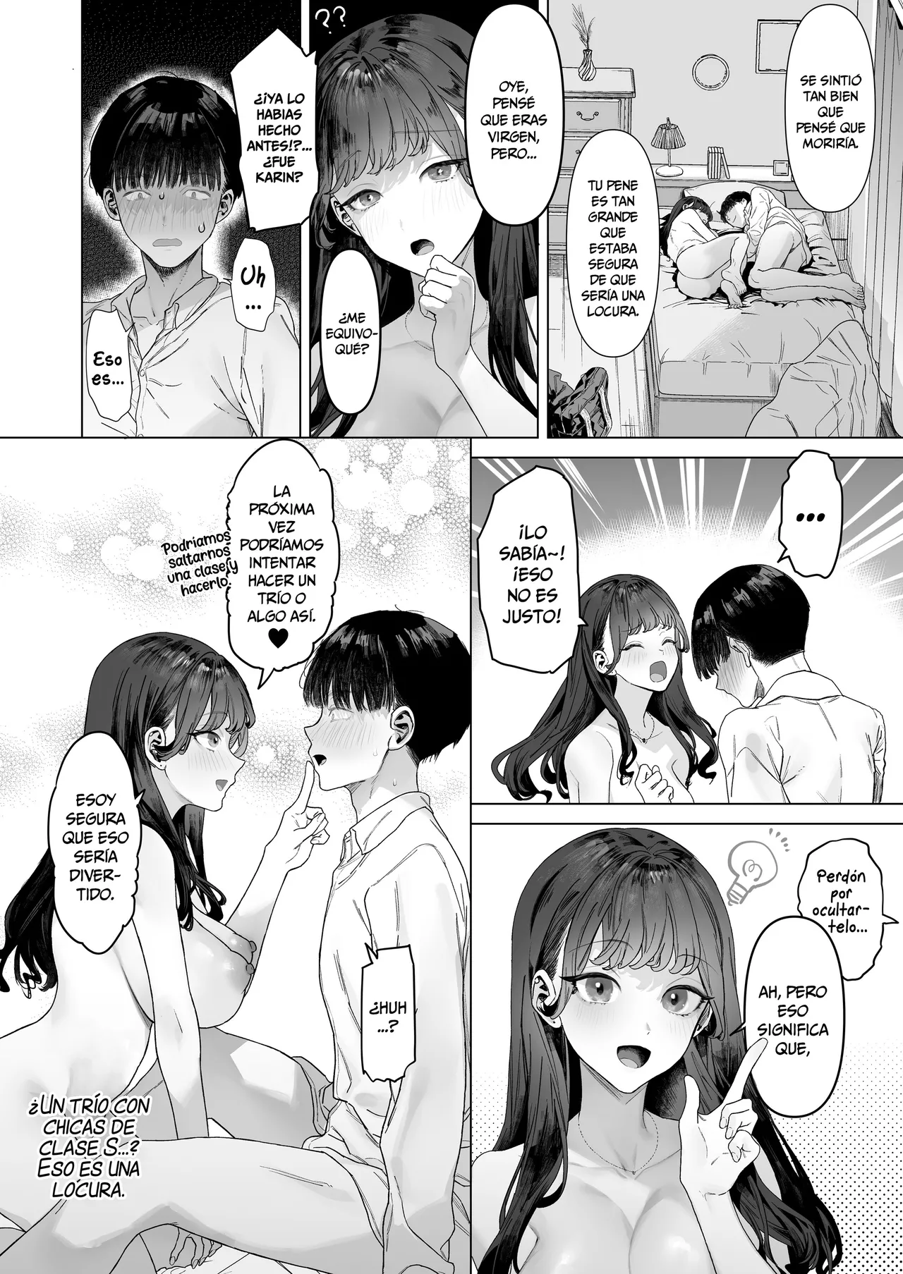 [Shiroganean (Ohkami Ryosuke)] S-kyuu Joshi-tachi to Ecchi na Douga o Toru Koto ni Natta Boku [Spanish] [MandaloAsiNoma] 图片编号 53