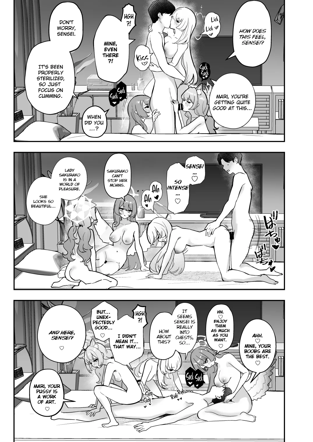 [N7747, MASKDO (Isegawa Yasutaka, Masco)] Dokidoki Idol Lesson (Blue Archive) [English] [Literally Starving] [Digital] image number 16