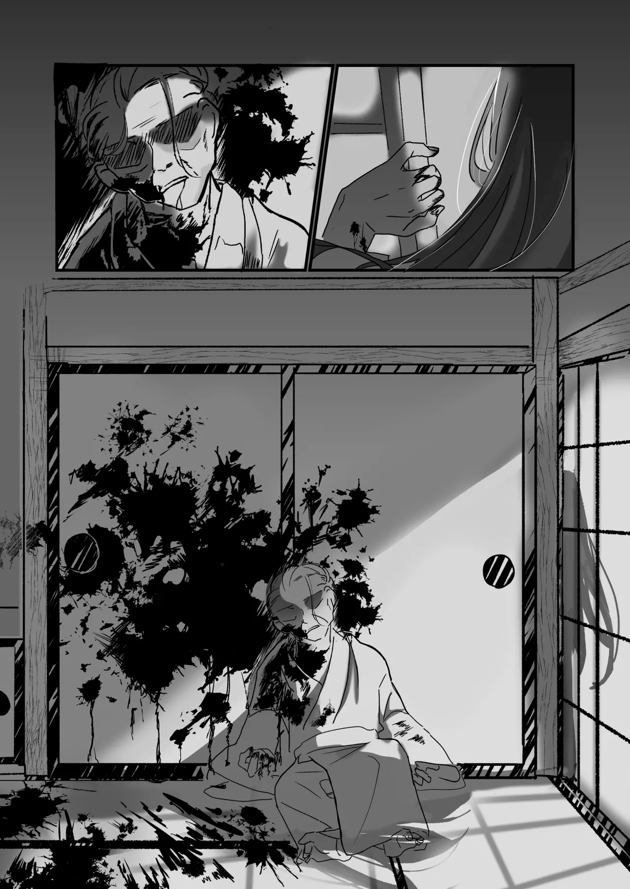 [Bobegigo] Miko-sama no Naishogoto ~ Daiji na Tomodachi (♂) no Okasareru Sugara wo Mite Uzuite Shimatta Karada wo Shizumete Morau Hanashi ~ image number 69