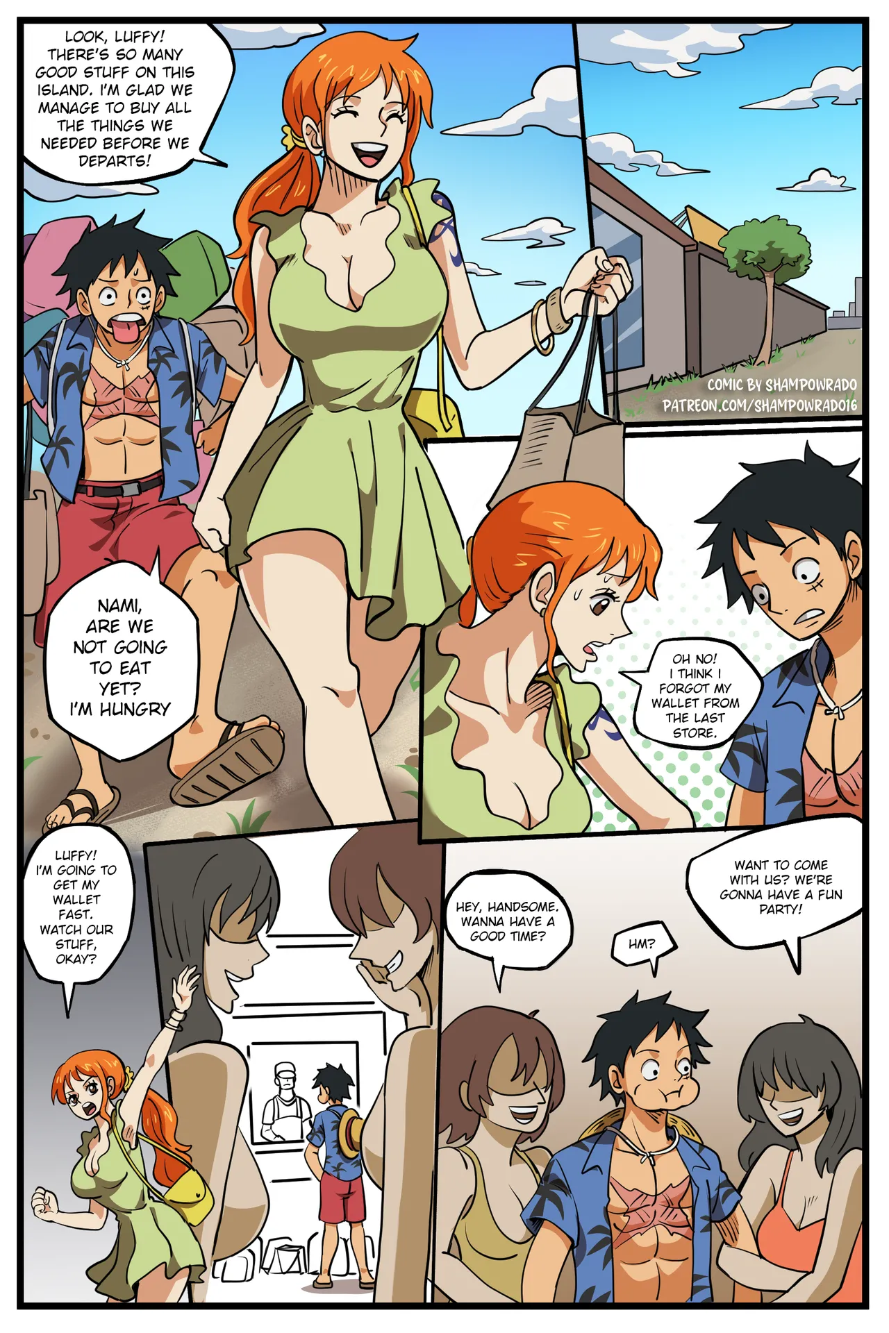 [Shampowrado] Realization Luffy x Nami (One Piece) image number 2