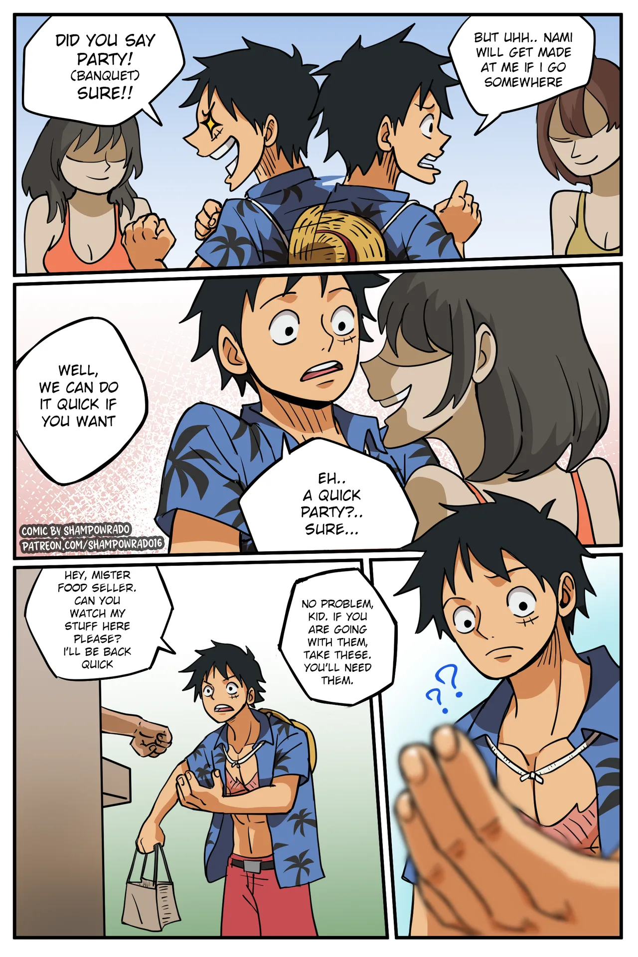 [Shampowrado] Realization Luffy x Nami (One Piece) image number 3