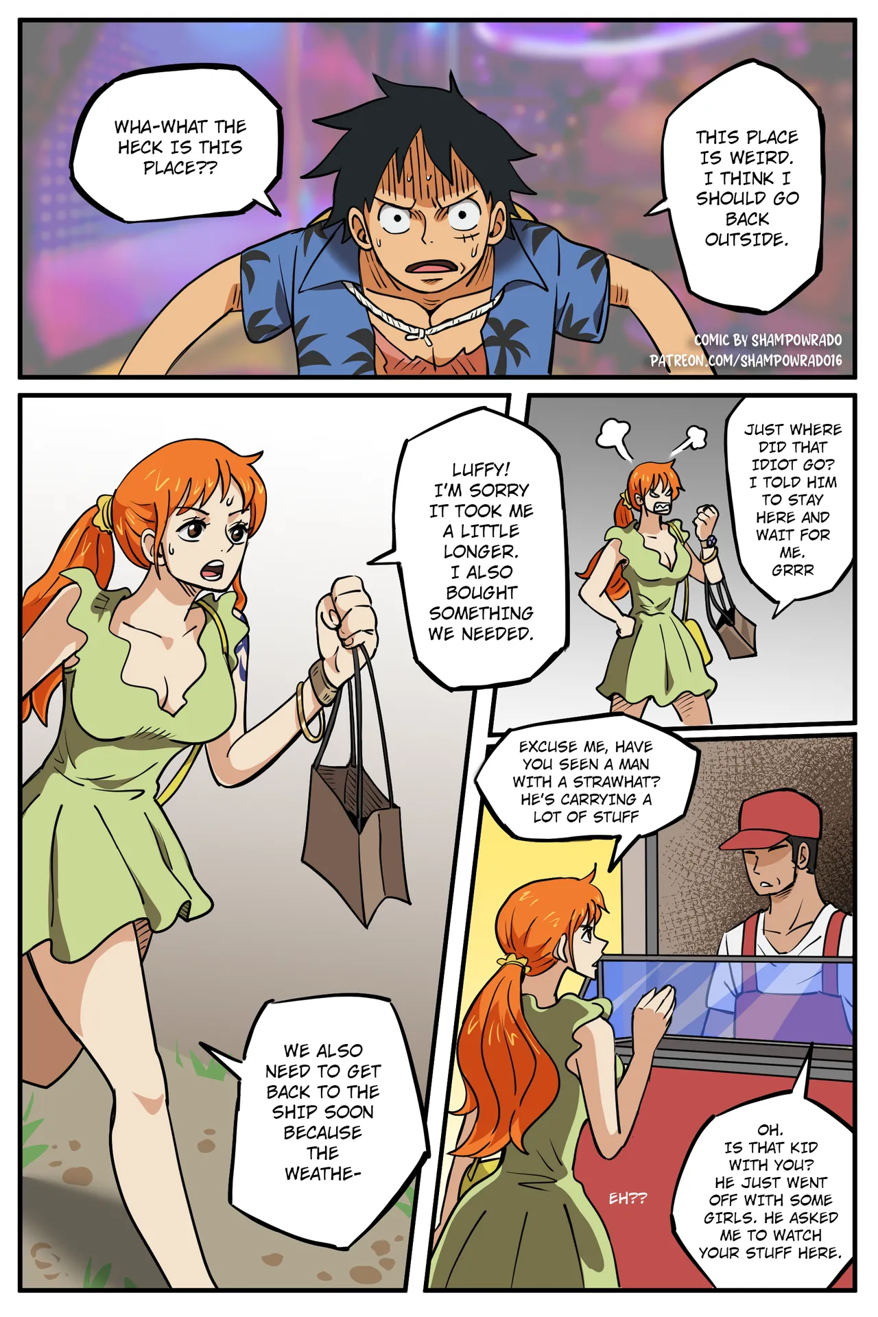 [Shampowrado] Realization Luffy x Nami (One Piece) image number 4