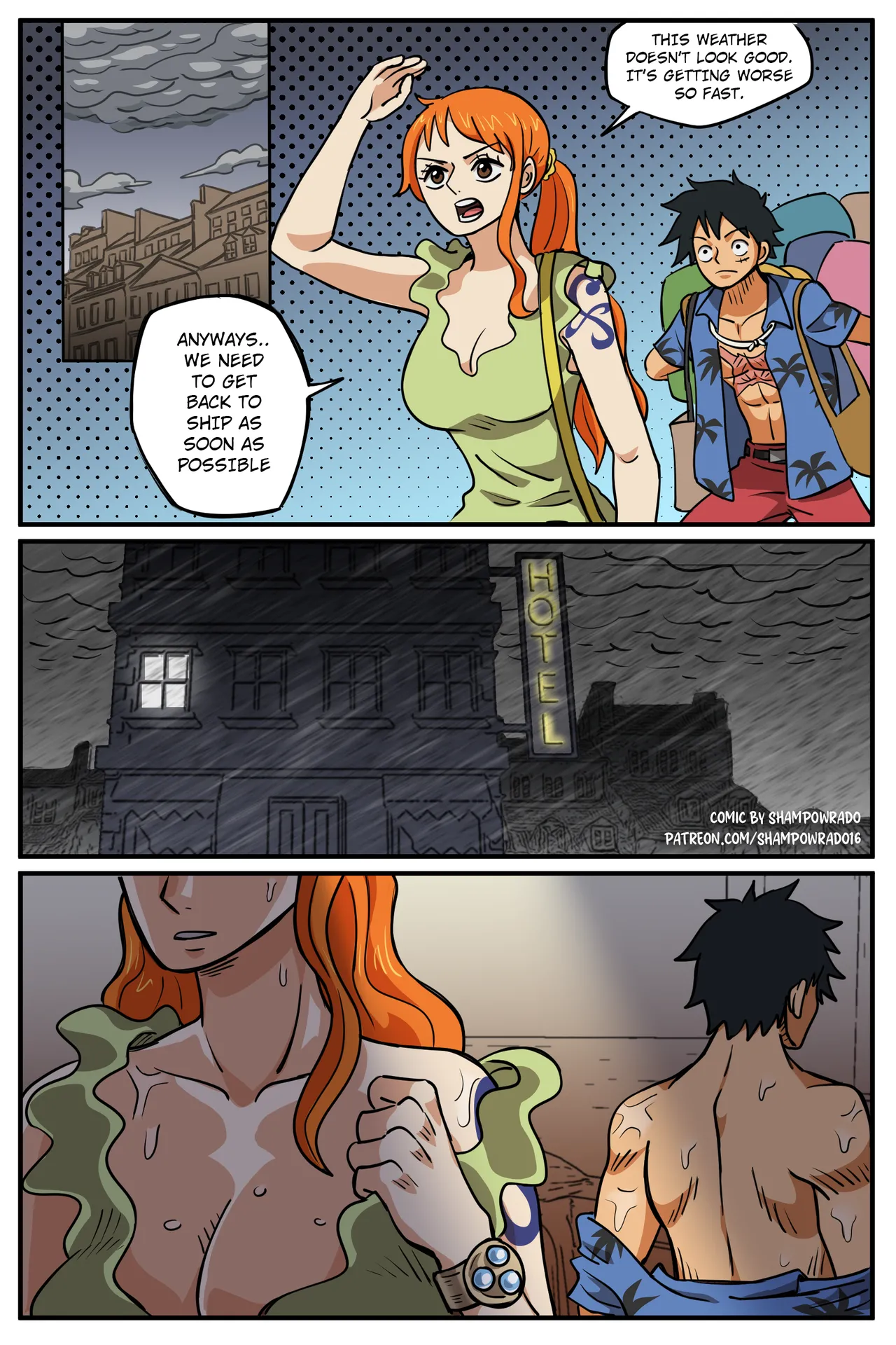 [Shampowrado] Realization Luffy x Nami (One Piece) image number 6