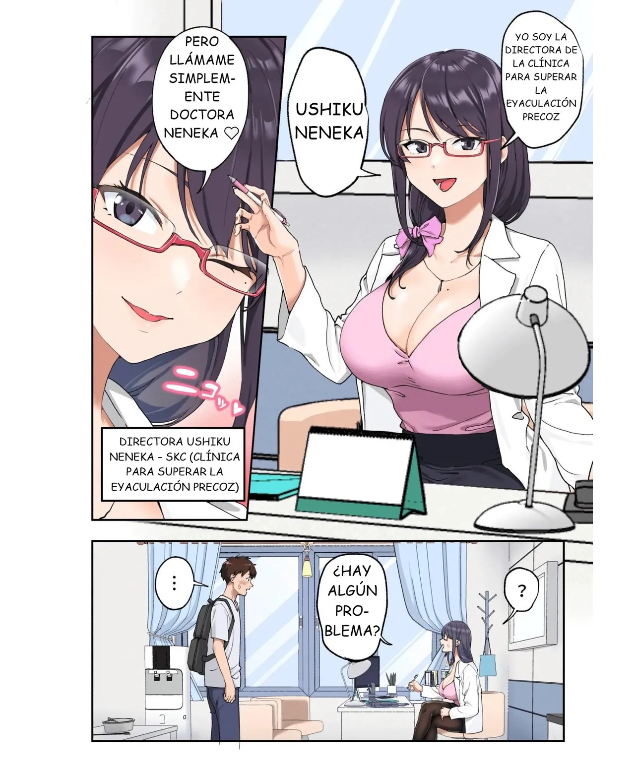 [Kamikadou (Ginyou Haru)] Sourou Kokufuku Clinic | Clínica para Superar la Eyaculacion Precoz [Spanish] [ZeriiFawny Scan] image number 4