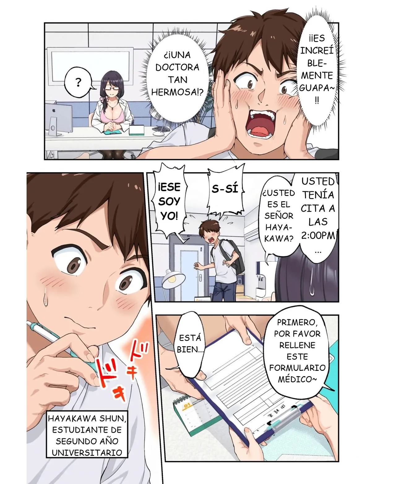 [Kamikadou (Ginyou Haru)] Sourou Kokufuku Clinic | Clínica para Superar la Eyaculacion Precoz [Spanish] [ZeriiFawny Scan] image number 5