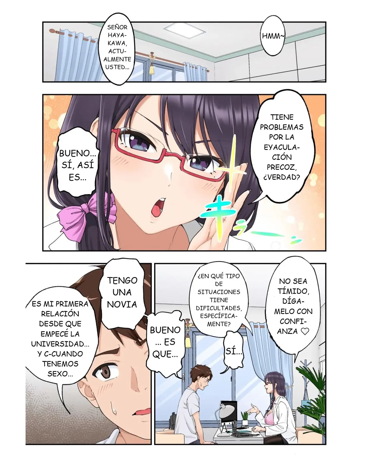 [Kamikadou (Ginyou Haru)] Sourou Kokufuku Clinic | Clínica para Superar la Eyaculacion Precoz [Spanish] [ZeriiFawny Scan] image number 7