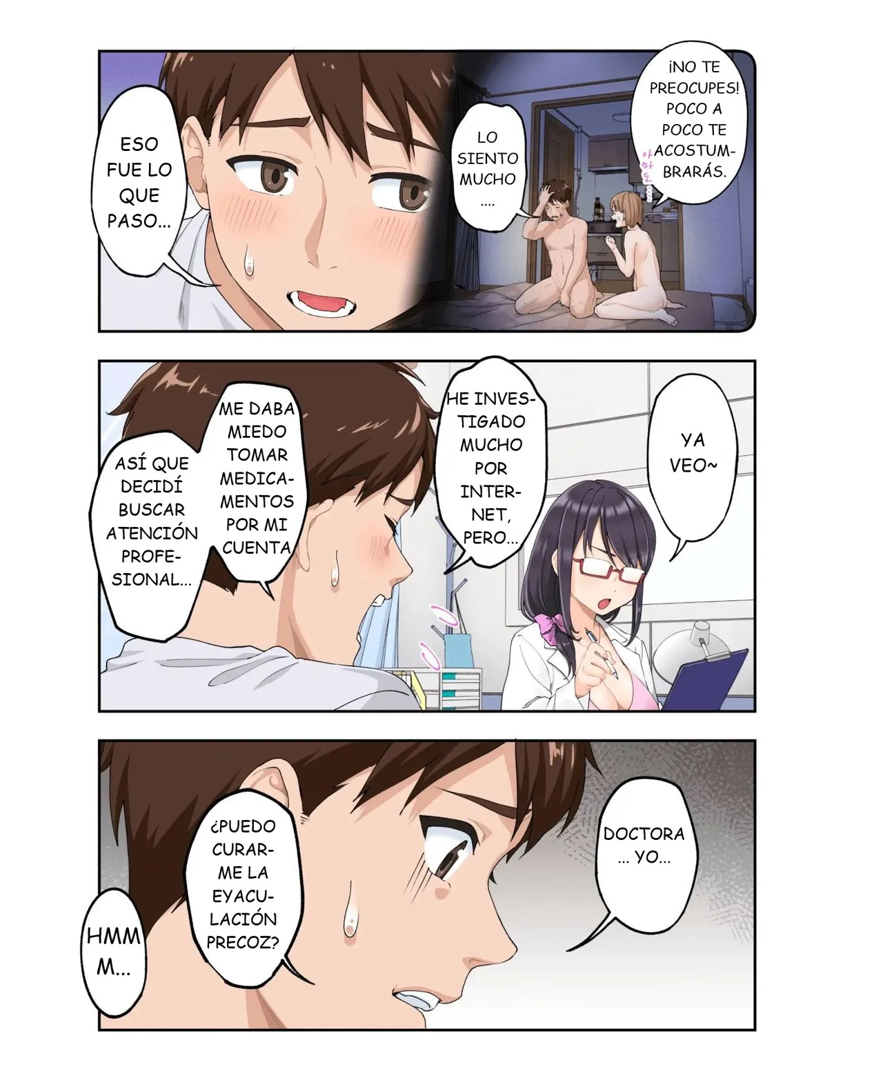 [Kamikadou (Ginyou Haru)] Sourou Kokufuku Clinic | Clínica para Superar la Eyaculacion Precoz [Spanish] [ZeriiFawny Scan] image number 9