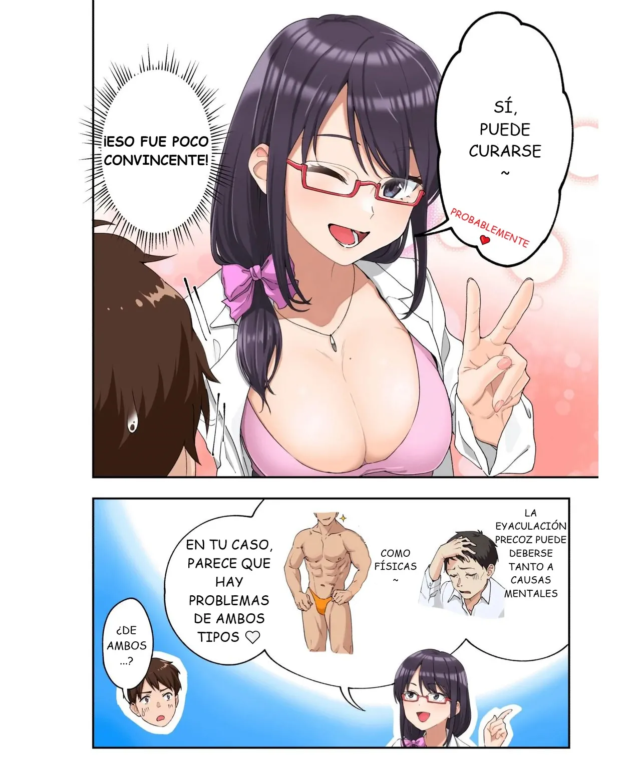 [Kamikadou (Ginyou Haru)] Sourou Kokufuku Clinic | Clínica para Superar la Eyaculacion Precoz [Spanish] [ZeriiFawny Scan] image number 10