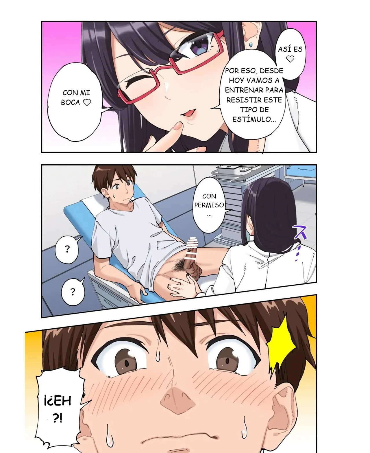 [Kamikadou (Ginyou Haru)] Sourou Kokufuku Clinic | Clínica para Superar la Eyaculacion Precoz [Spanish] [ZeriiFawny Scan] image number 47