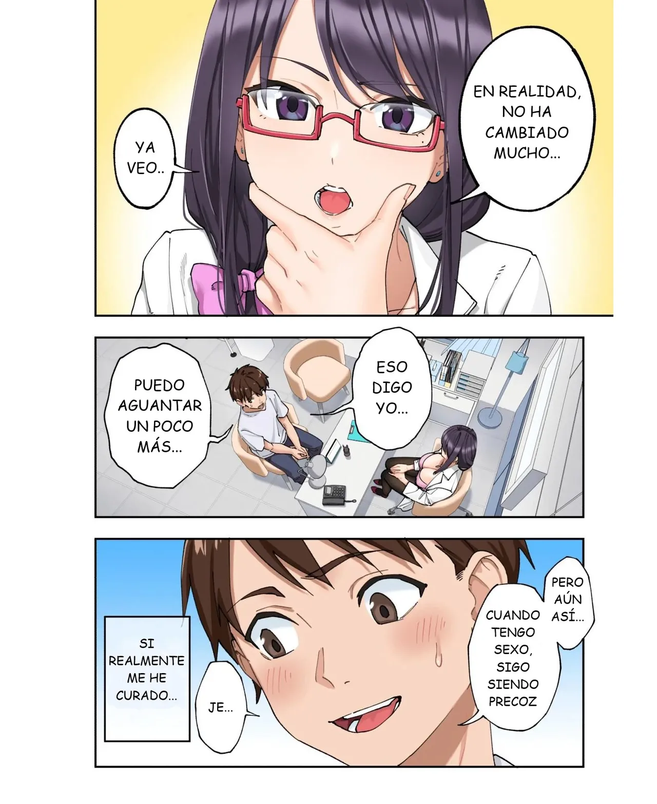 [Kamikadou (Ginyou Haru)] Sourou Kokufuku Clinic | Clínica para Superar la Eyaculacion Precoz [Spanish] [ZeriiFawny Scan] image number 58