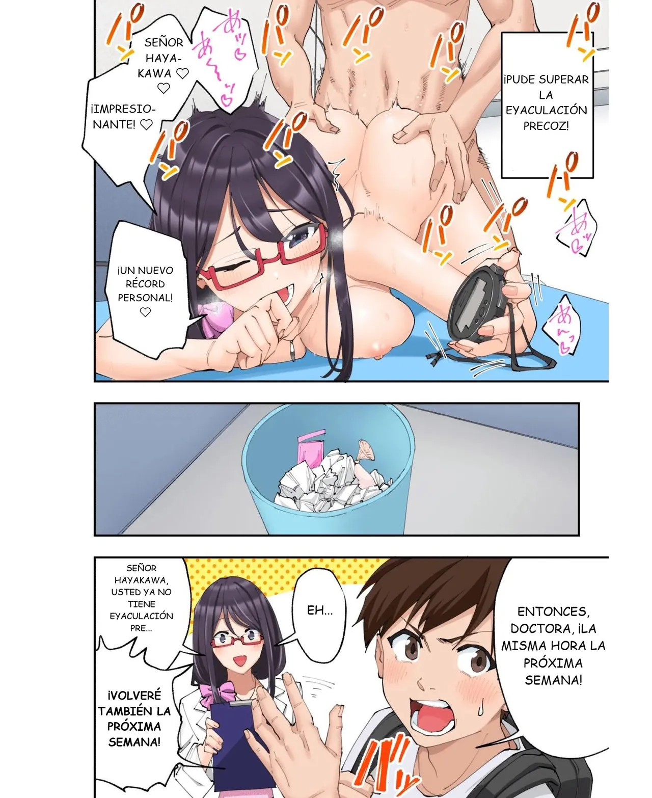 [Kamikadou (Ginyou Haru)] Sourou Kokufuku Clinic | Clínica para Superar la Eyaculacion Precoz [Spanish] [ZeriiFawny Scan] image number 90