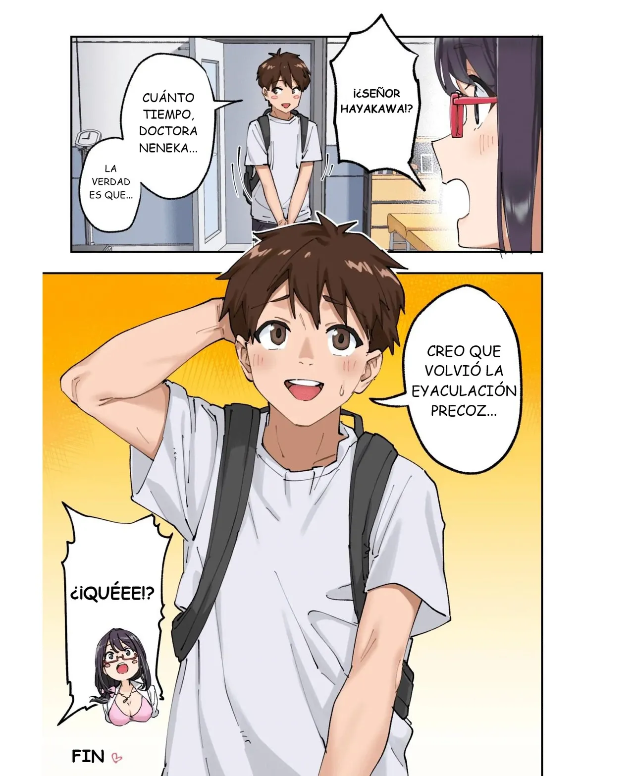 [Kamikadou (Ginyou Haru)] Sourou Kokufuku Clinic | Clínica para Superar la Eyaculacion Precoz [Spanish] [ZeriiFawny Scan] image number 123