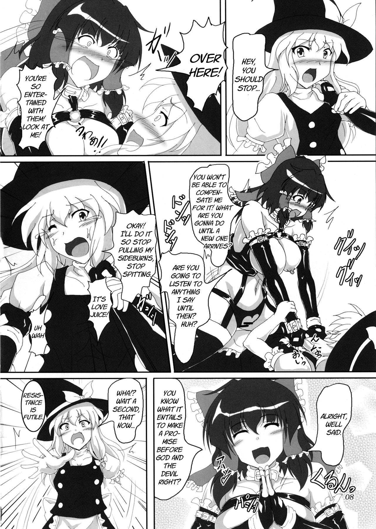 [Hikari no Tomoshibi (Kousoku)] Watashi to Marisa no Bondage Life!? (Touhou Project) [Digital] [English] [MrBubbles] imagen número 7