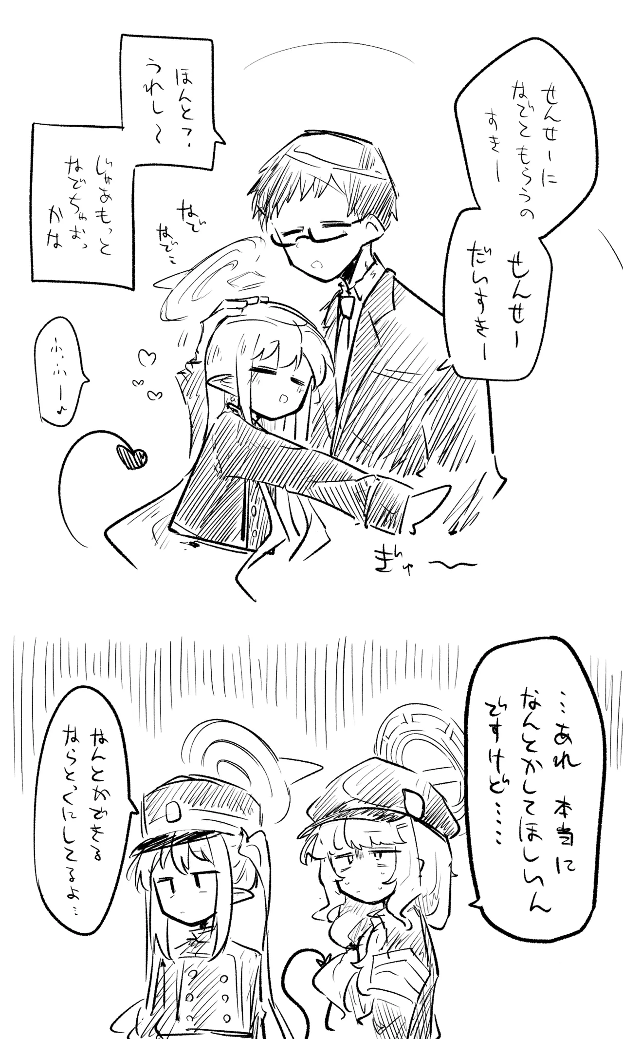 [ねっこ] 創作先生×ブルアカ生徒まとめ3 imagen número 1