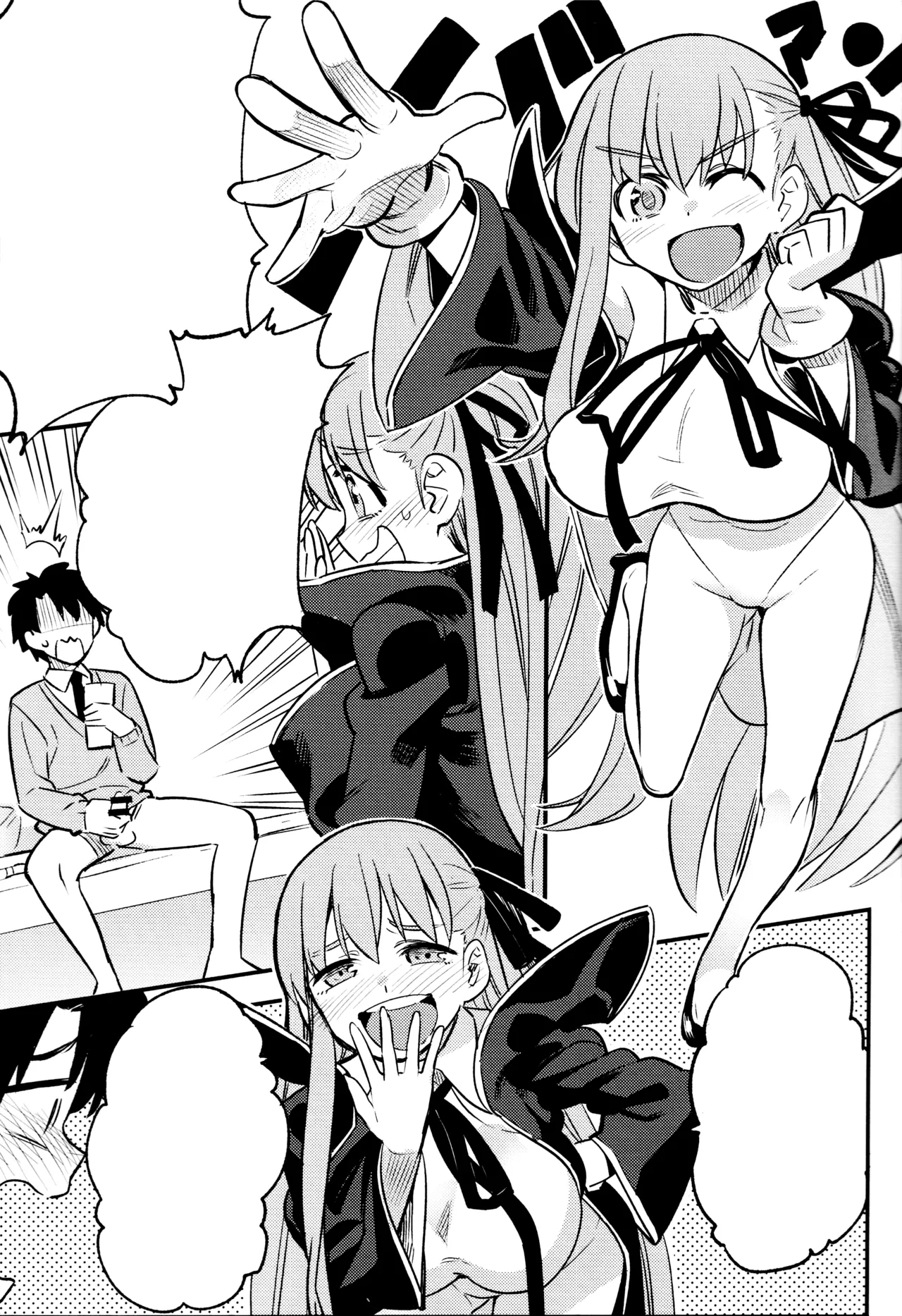 (C95) [774 House (774)] BB-chan ni Waraware Baka ni Sarenagara Shiko Shiko no Otetsudai o Sarete Saru Mitai ni Koshi Heko Heko shite Buzama Mudashasei Saserarechau Hon (Fate/Grand Order) [Textless] numero di immagine  2