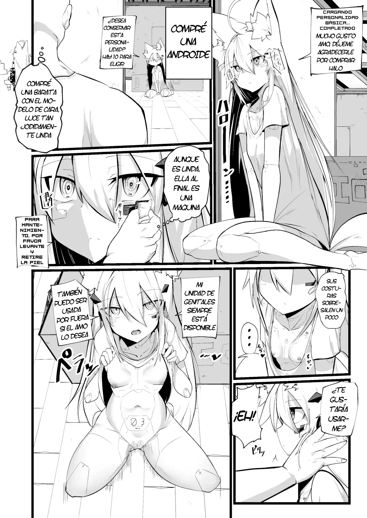 [Green Solenoid (Omurice)] Muhyoujou Sexaroid｜Una Sexdroide Inexpresiva [Spanish] [Fritz Translations] [Digital] imagen número 27