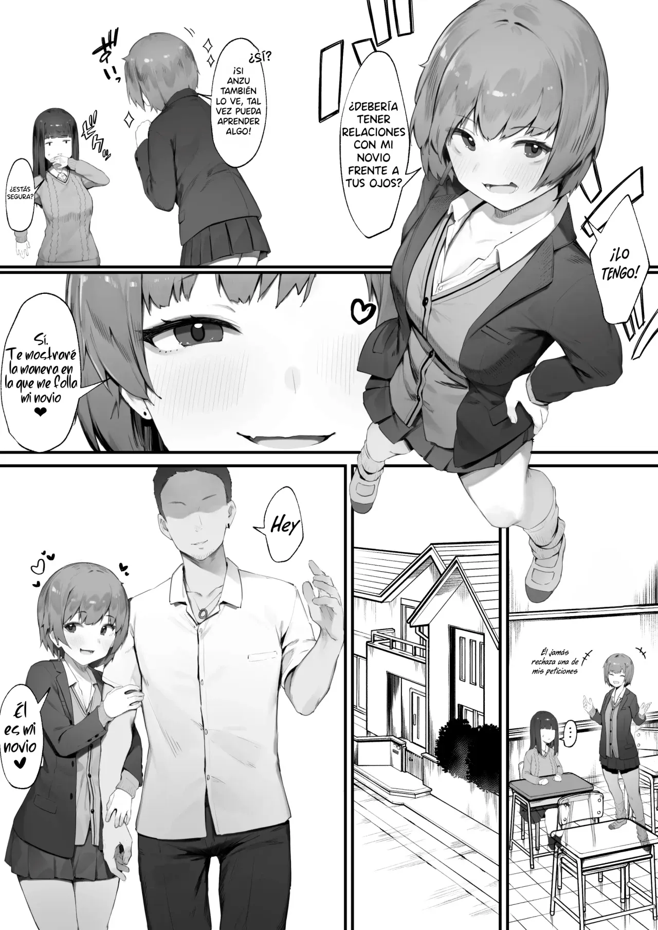 [Nigiri Usagi] NTR Muhoujou-chan｜La Infidelidad de la Chica sin Experiencia [Spaanish] [AnimeBbg] imagen número 4