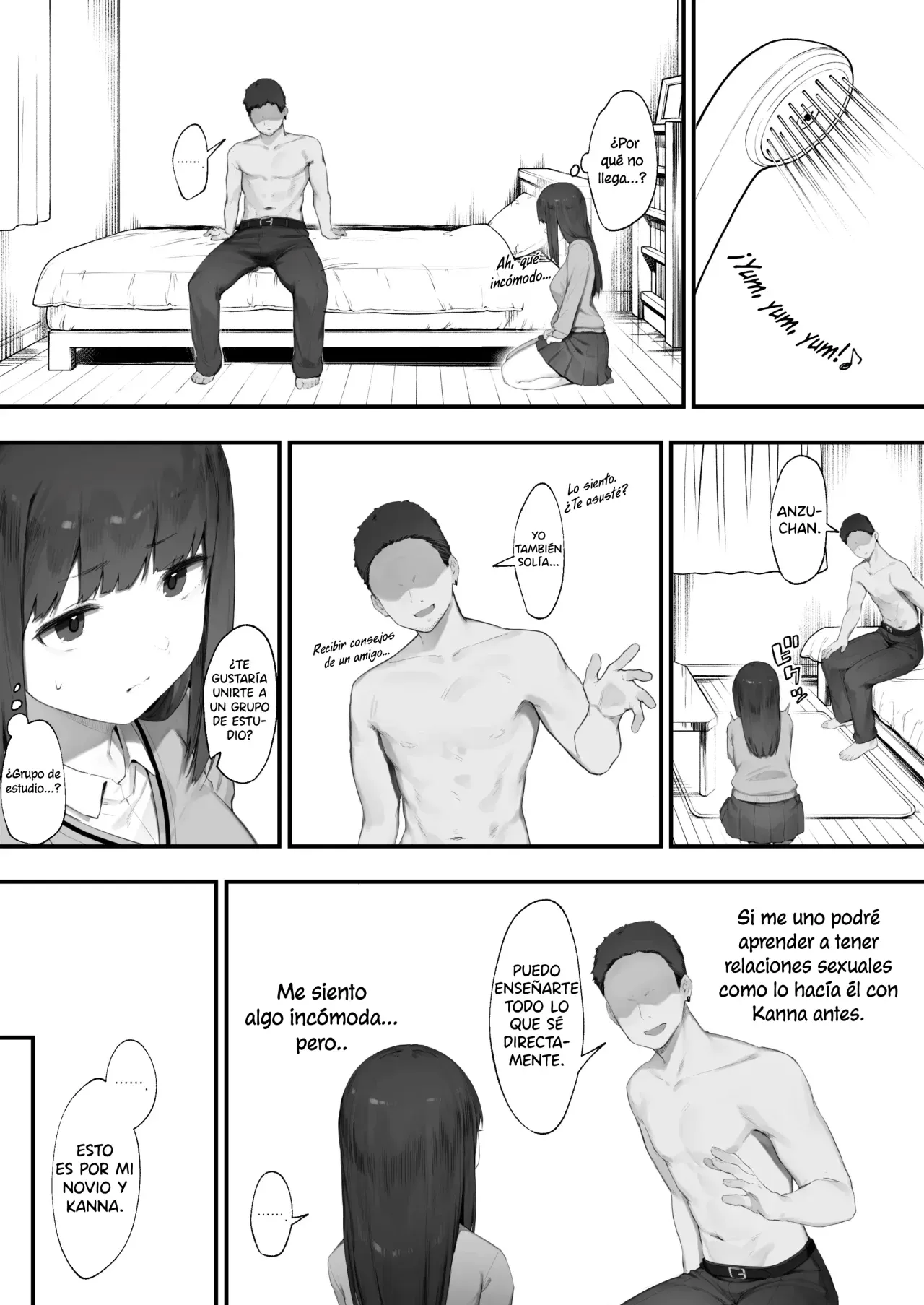 [Nigiri Usagi] NTR Muhoujou-chan｜La Infidelidad de la Chica sin Experiencia [Spaanish] [AnimeBbg] imagen número 9