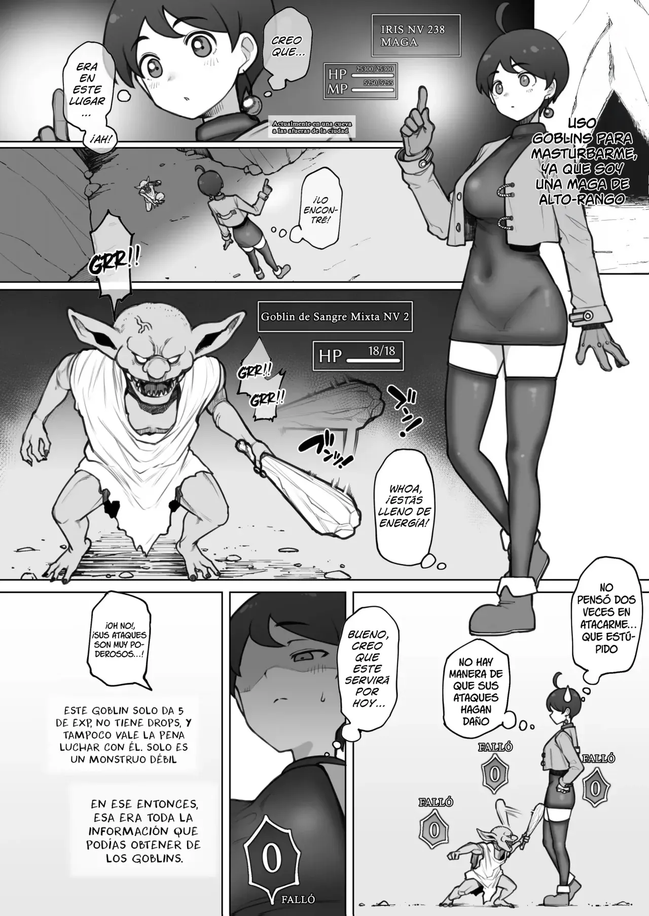 [Terasu MC] Dai Mahoutsukai no Boku ga Goblin de Onanie Shita Sei de｜Uso Goblins para Masturbarme, ya que Soy una Maga de Alto Rango image number 1