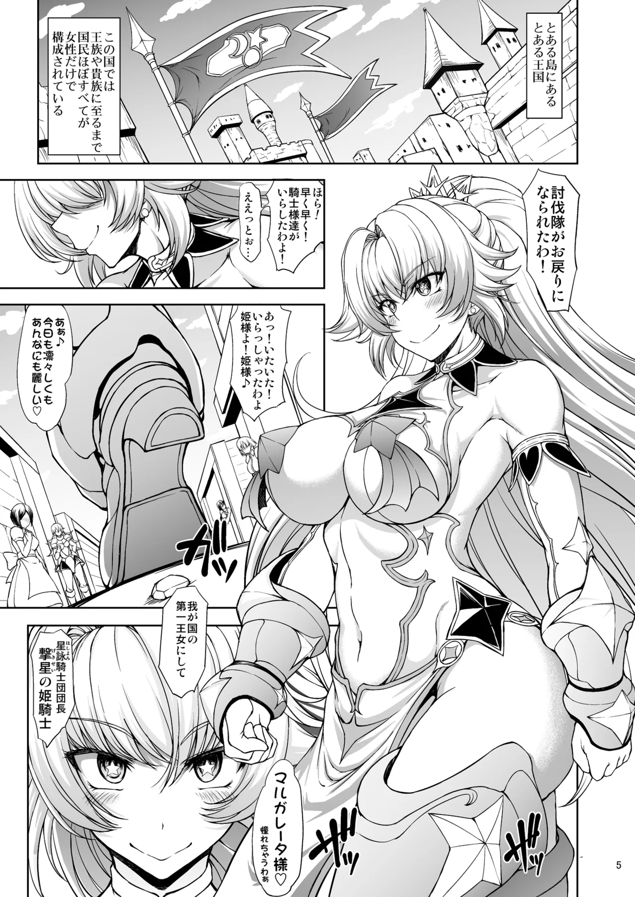 [Majimadou (Matou)] Hime Kishi-sama wa miraretai! [Digital] 图片编号 5