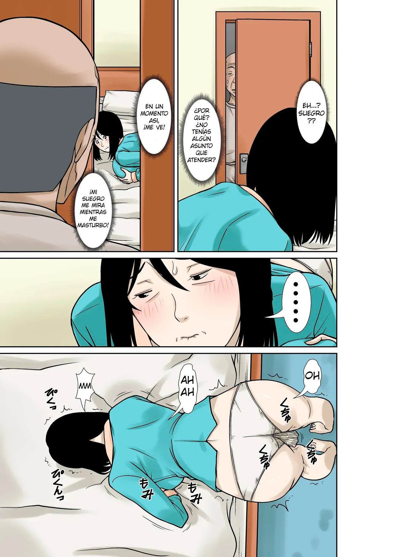 [Hoyoyodou] Ogifu-san ga Kossetsushita Node Yome no Watashi ga Kaigoshimasu!｜¡Como mi Suegro se Fracturó, Yo Su Nuera lo Cuidaré! [Spanish] [Pajerosxnx] 画像番号 21