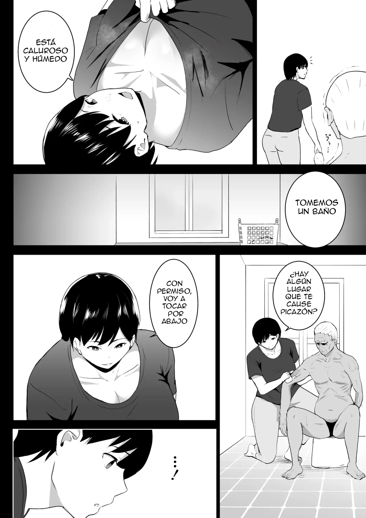 [Hitonarazaru] Houmon Futokorogo -Houmon Kaigo-｜Cuidado a Domicilio -Intenso para Adultos Mayores- [Spanish] [Pajerosxnx] numero di immagine  7