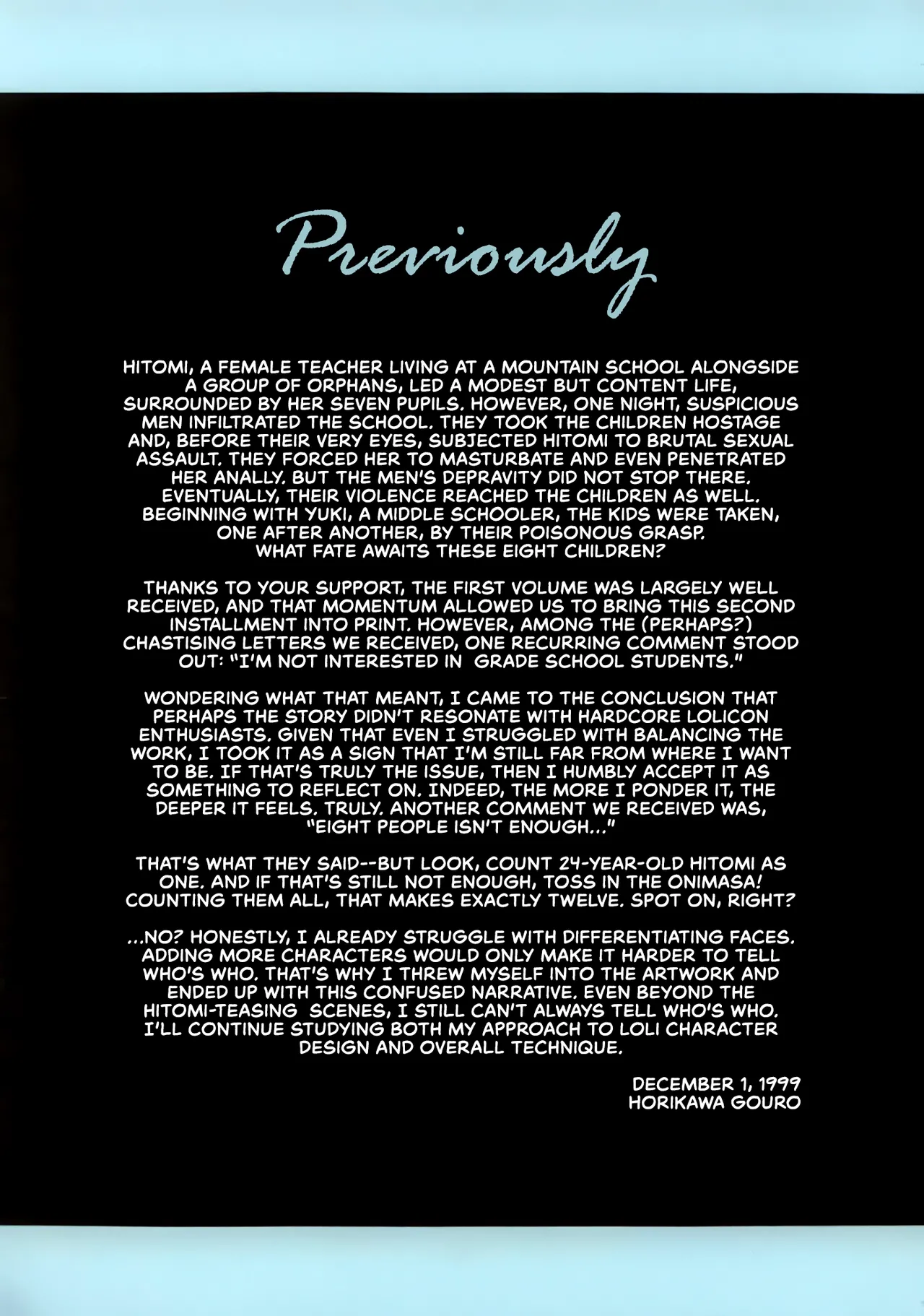 (C57) [Circle Taihei-Tengoku (Horikawa Gorou)] Nijuuyon no Hitomi Gekan [English] [CulturedCommissions] Bildnummer 4