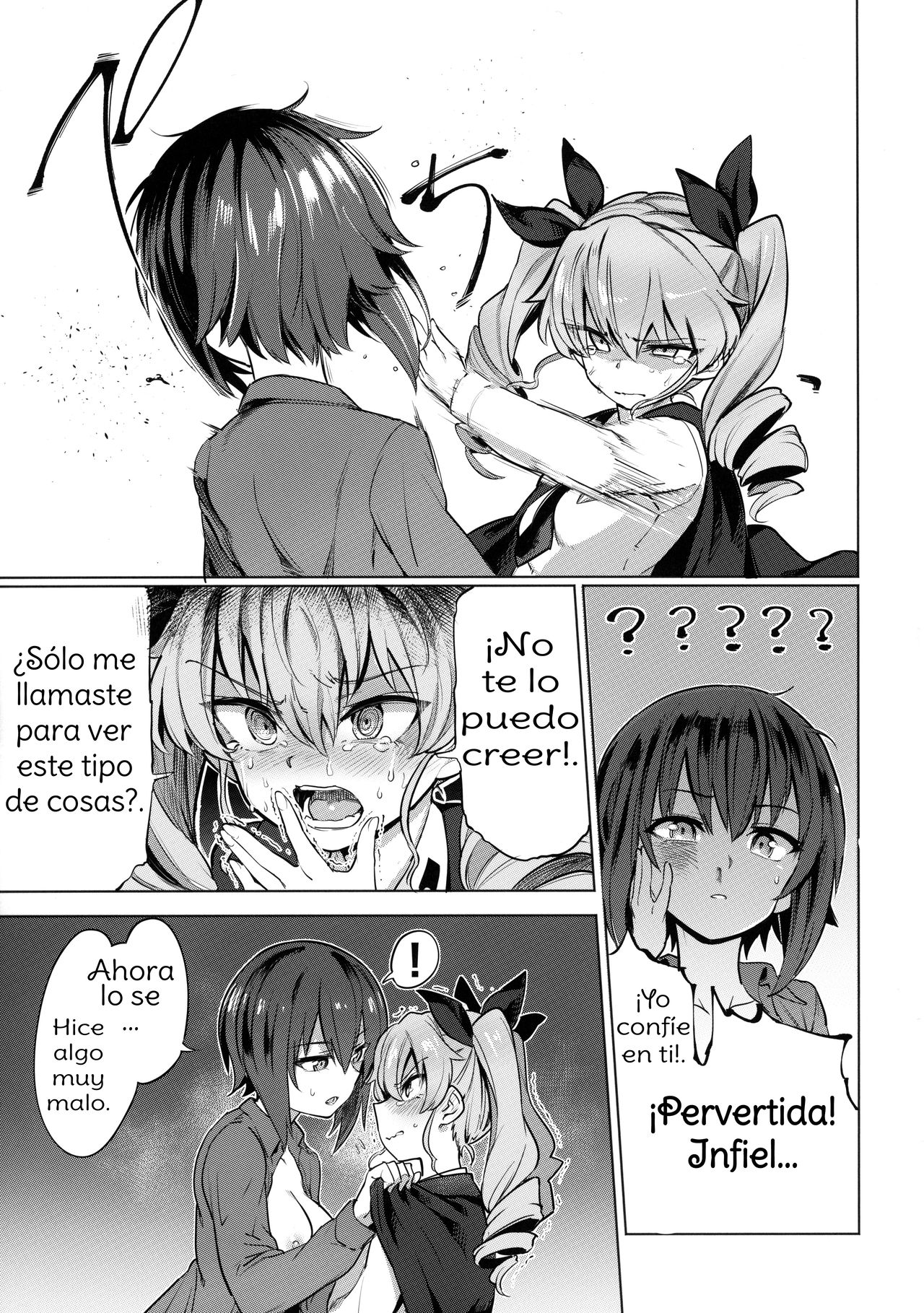 (C97) [Yakitate Jamaica (Aomushi)] Chinpo Yakuza Miporin 5 Maho Chovy Junai Hen (Girls und Panzer) [Spanish] [Amaterasu] image number 4