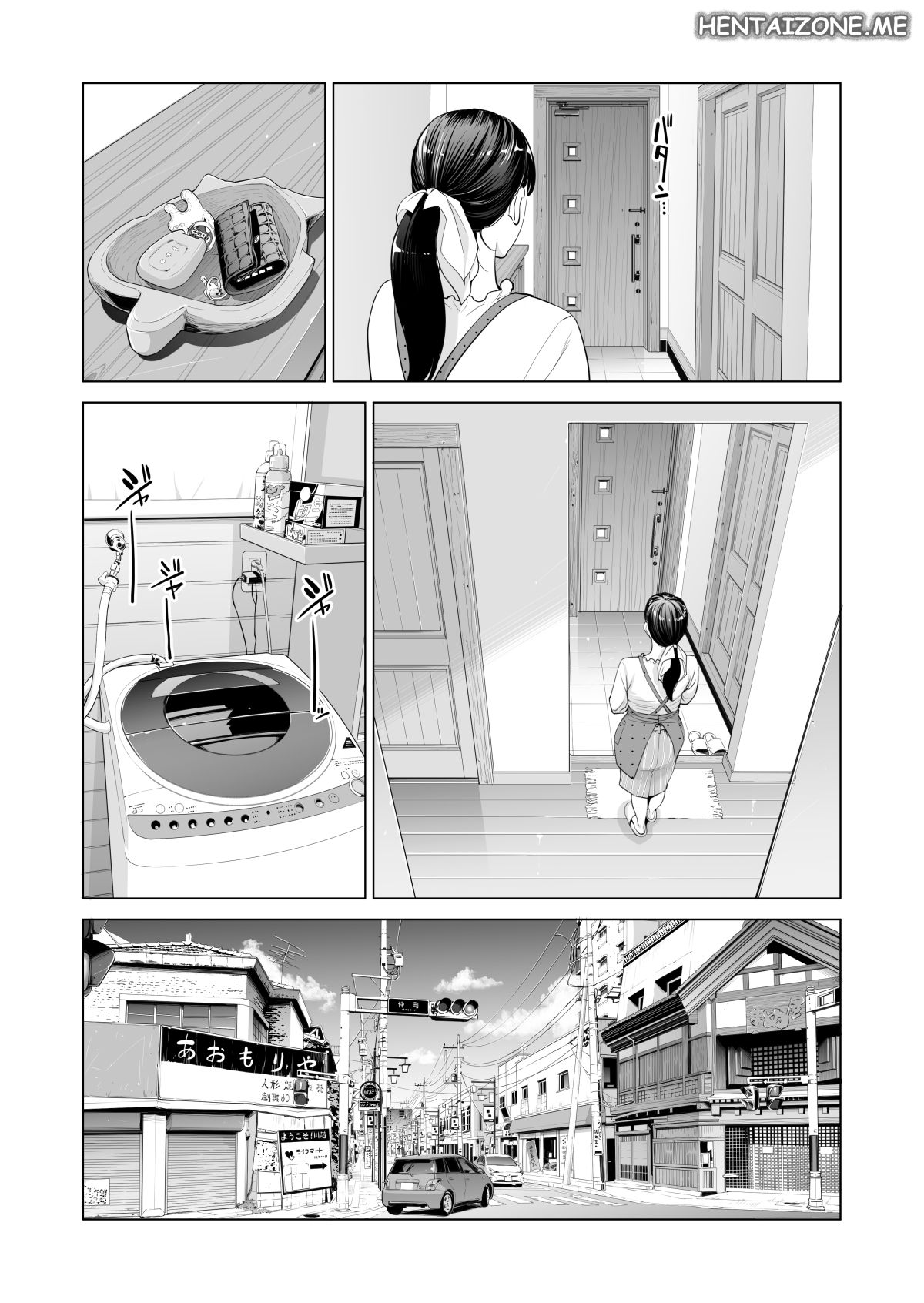 [HGT Lab (Tsusauto)] Tsukiyo no Midare Zake (Zenpen) Moonlit Intoxication | Mia moglie casalinga scopata da un mio collega mentre sono ubriaco [Italian] изображение № 7