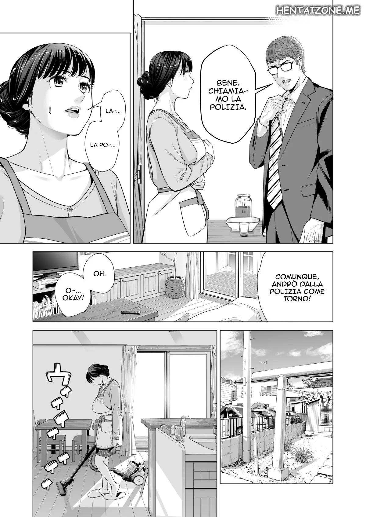 [HGT Lab (Tsusauto)] Tsukiyo no Midare Zake (Zenpen) Moonlit Intoxication | Mia moglie casalinga scopata da un mio collega mentre sono ubriaco [Italian] изображение № 84