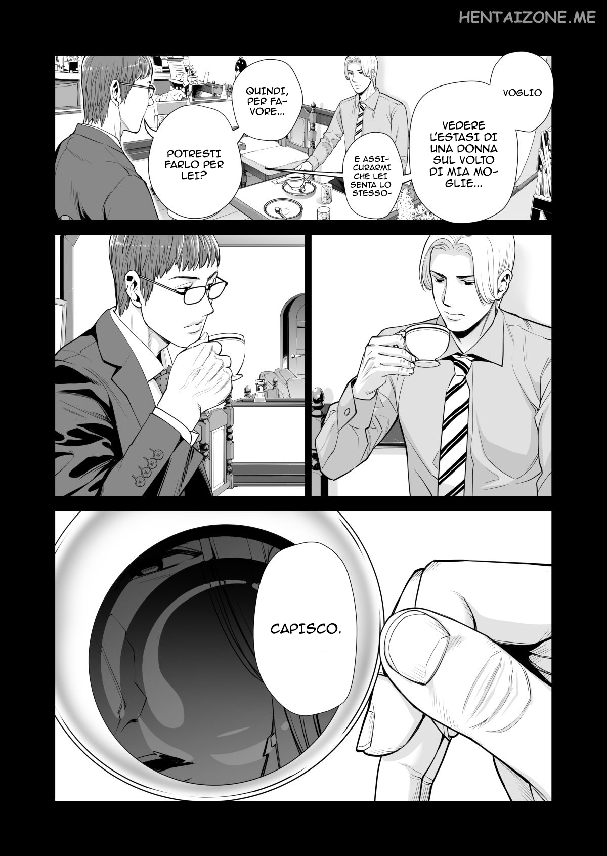 [HGT Lab (Tsusauto)] Tsukiyo no Midare Zake (Zenpen) Moonlit Intoxication | Mia moglie casalinga scopata da un mio collega mentre sono ubriaco [Italian] изображение № 109