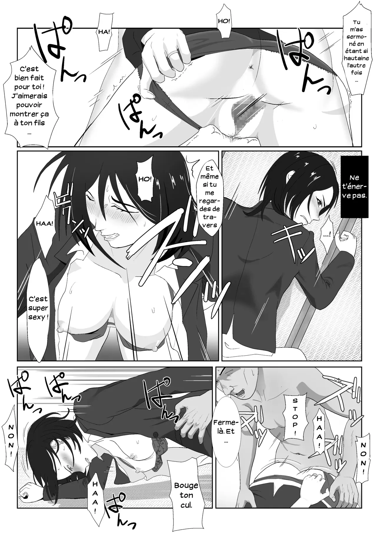 [Kiyama Haru] BariCare Kaa-san ga DQN ni Netorareta Vol.1 | Ma mère, carrièriste, a été victime d'un délinquant 01 [French] [Serviteur] изображение № 15