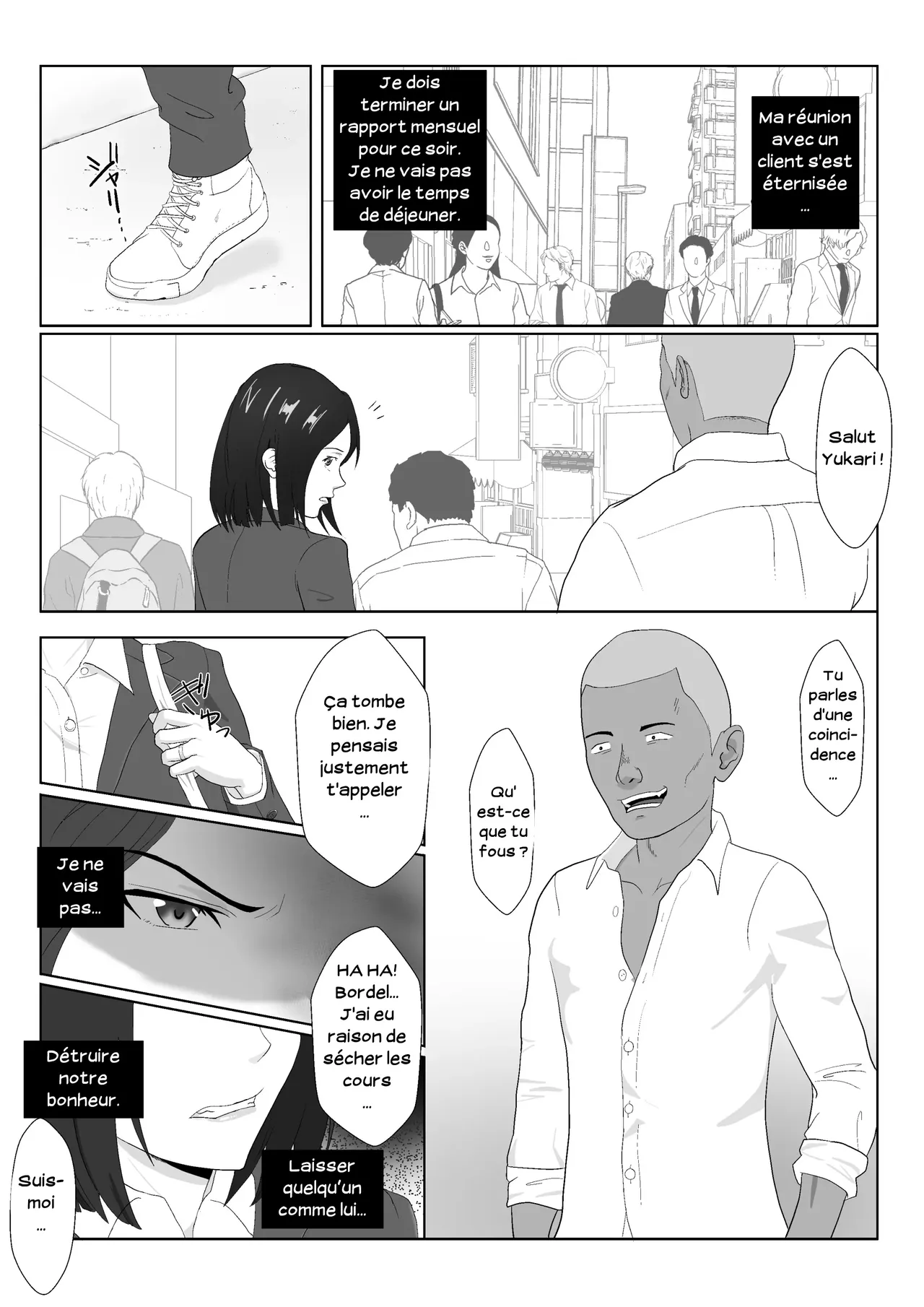 [Kiyama Haru] BariCare Kaa-san ga DQN ni Netorareta Vol.1 | Ma mère, carrièriste, a été victime d'un délinquant 01 [French] [Serviteur] изображение № 28