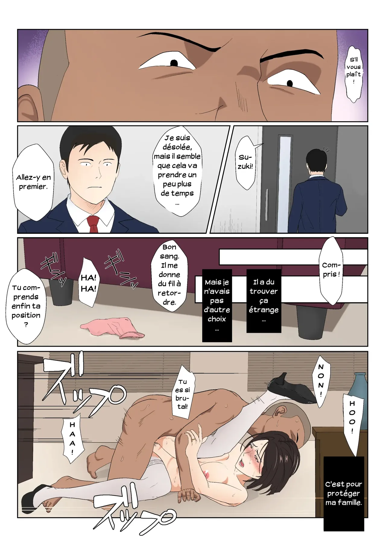 [Kiyama Haru] BariCare Kaa-san ga DQN ni Netorareta Vol.2 | Ma mère, carrièriste, a été victime d'un délinquant 02 [French] [Serviteur] [Colorized] image number 48