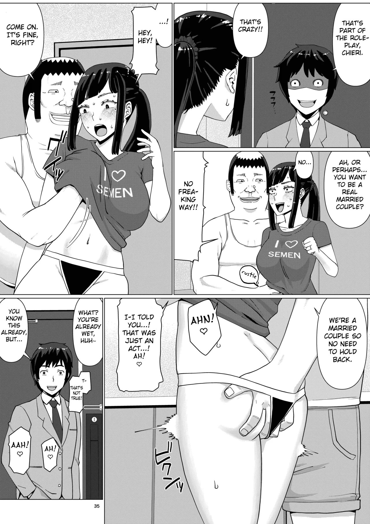 [Jigoku no Nyanko] Chieri-san wa Makerarenai! 3 -Otto Kounin de Dare no Seishi demo Jusei suru Hentai Benki Zuma- Dai 4-kan [English] [Fated Circle] image number 39