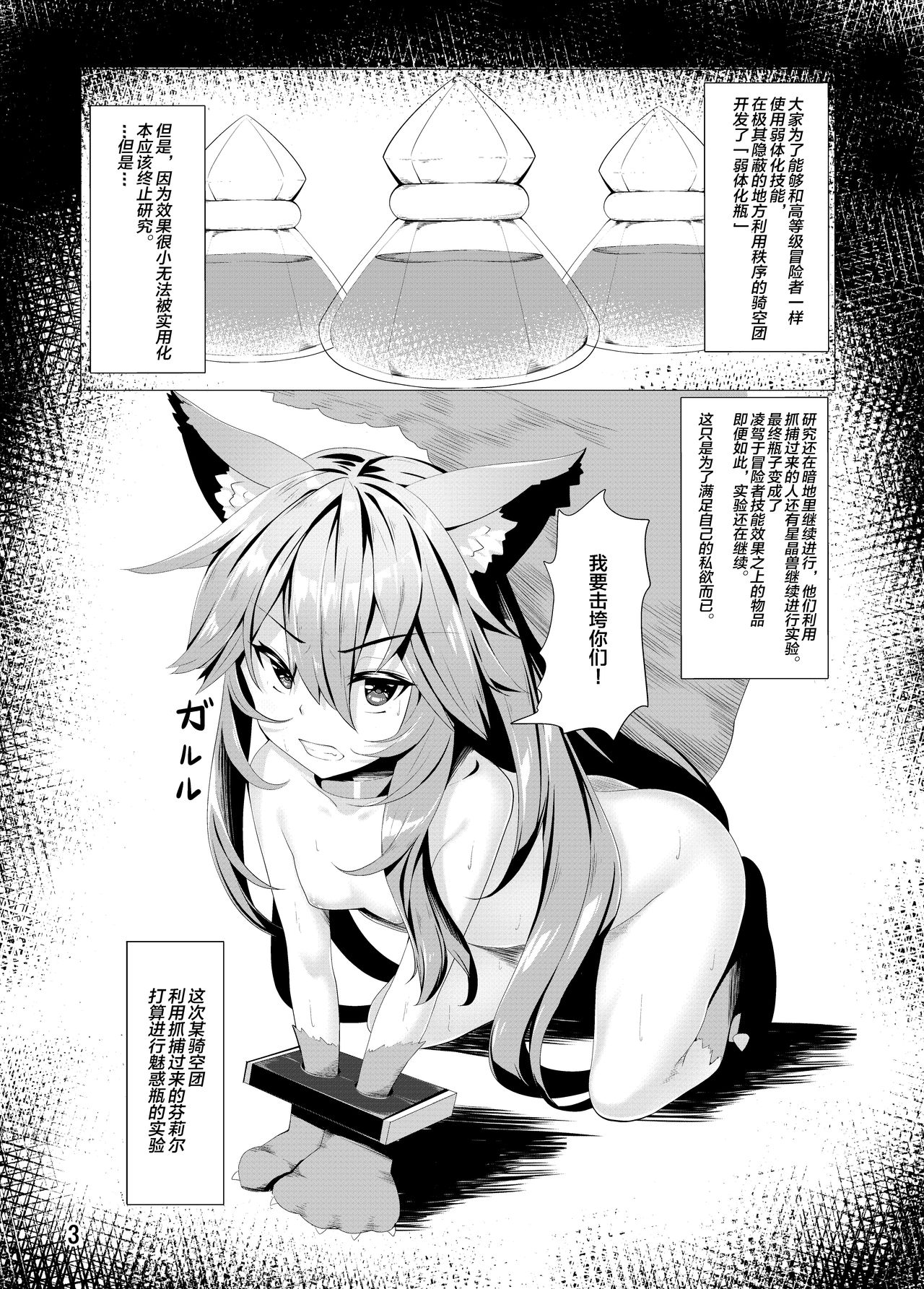 [Matsuzou Honpo (Matsuzou)] Fenrir-chan no Charm Bon (Granblue Fantasy) [Chinese] [无人之境×新桥月白日语社] [Digital] numero di immagine  3